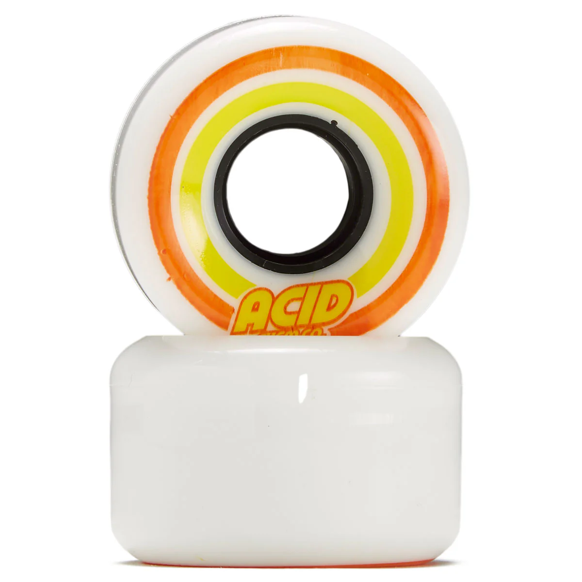 Acid Pods 86a Conical Skateboard Wheels - White - 55mm - Image 2