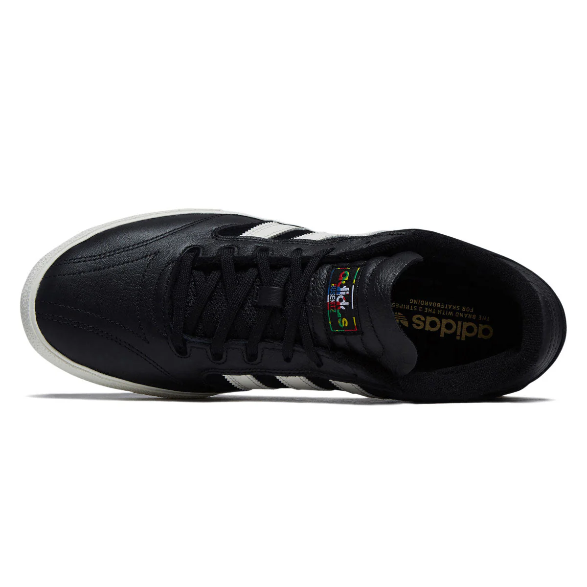 Adidas Busenitz Vulc II Shoes - Core Black/Chalk White/Gold Metallic - Image 3