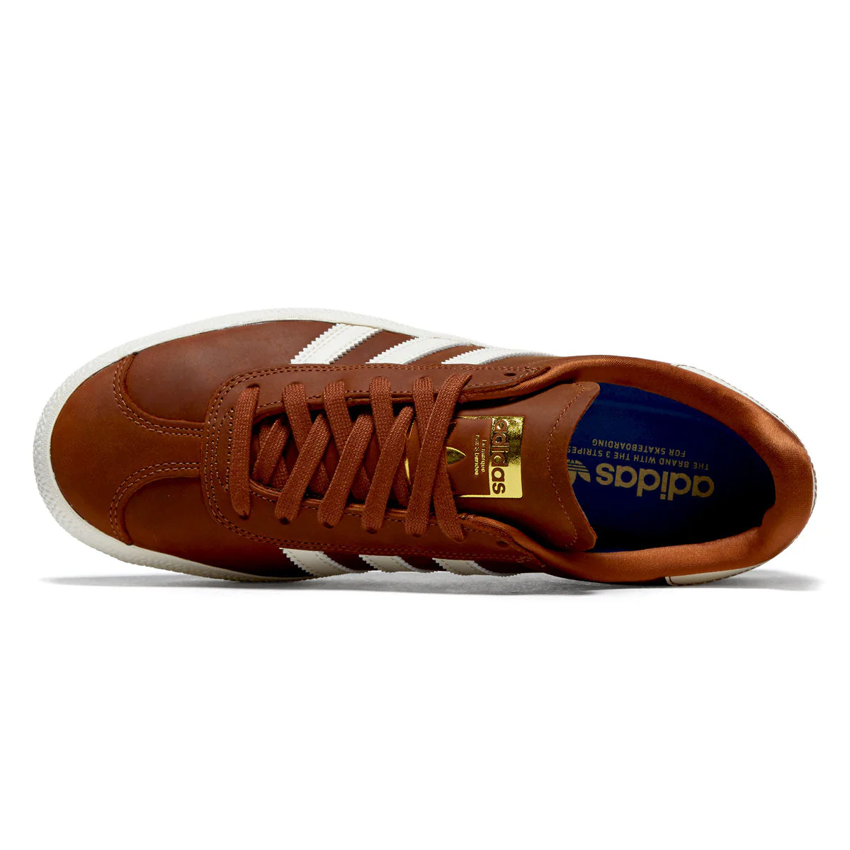 Adidas Gazelle ADV Shoes - Dusky Bronze/Chalk White/Off White - Image 3