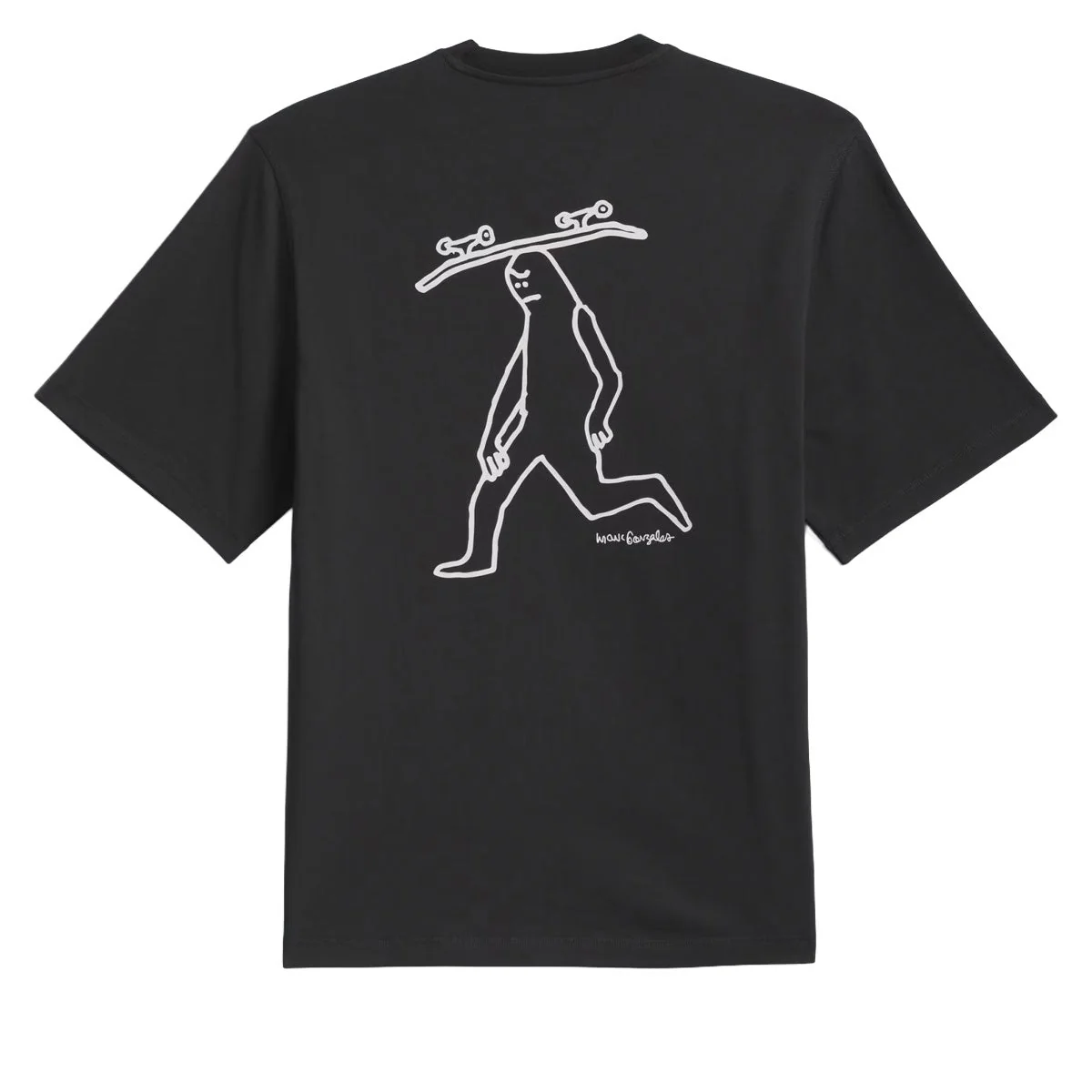 Adidas Gonz Spot T-Shirt - Black/Ice Purple - Image 2