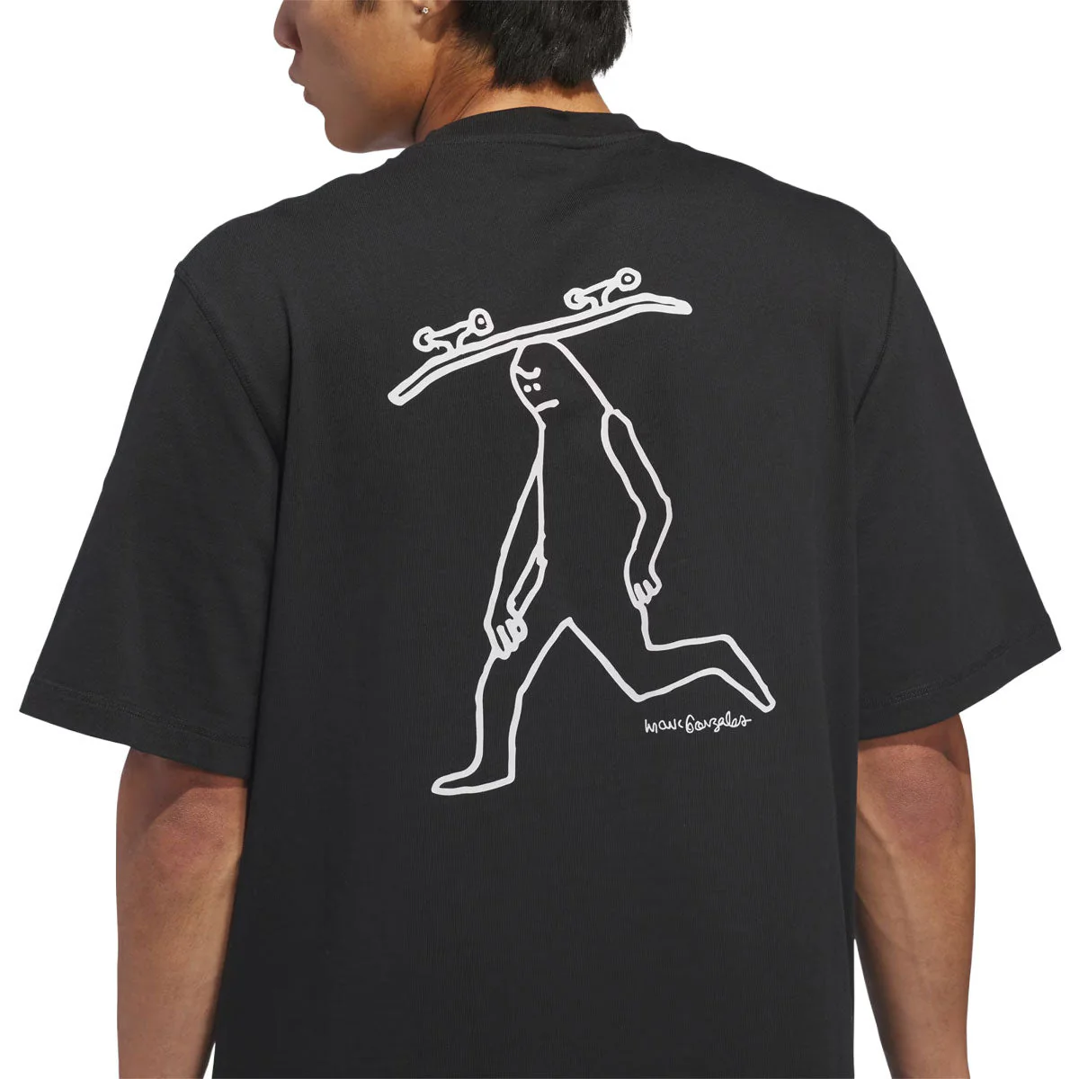 Adidas Gonz Spot T-Shirt - Black/Ice Purple - Image 4