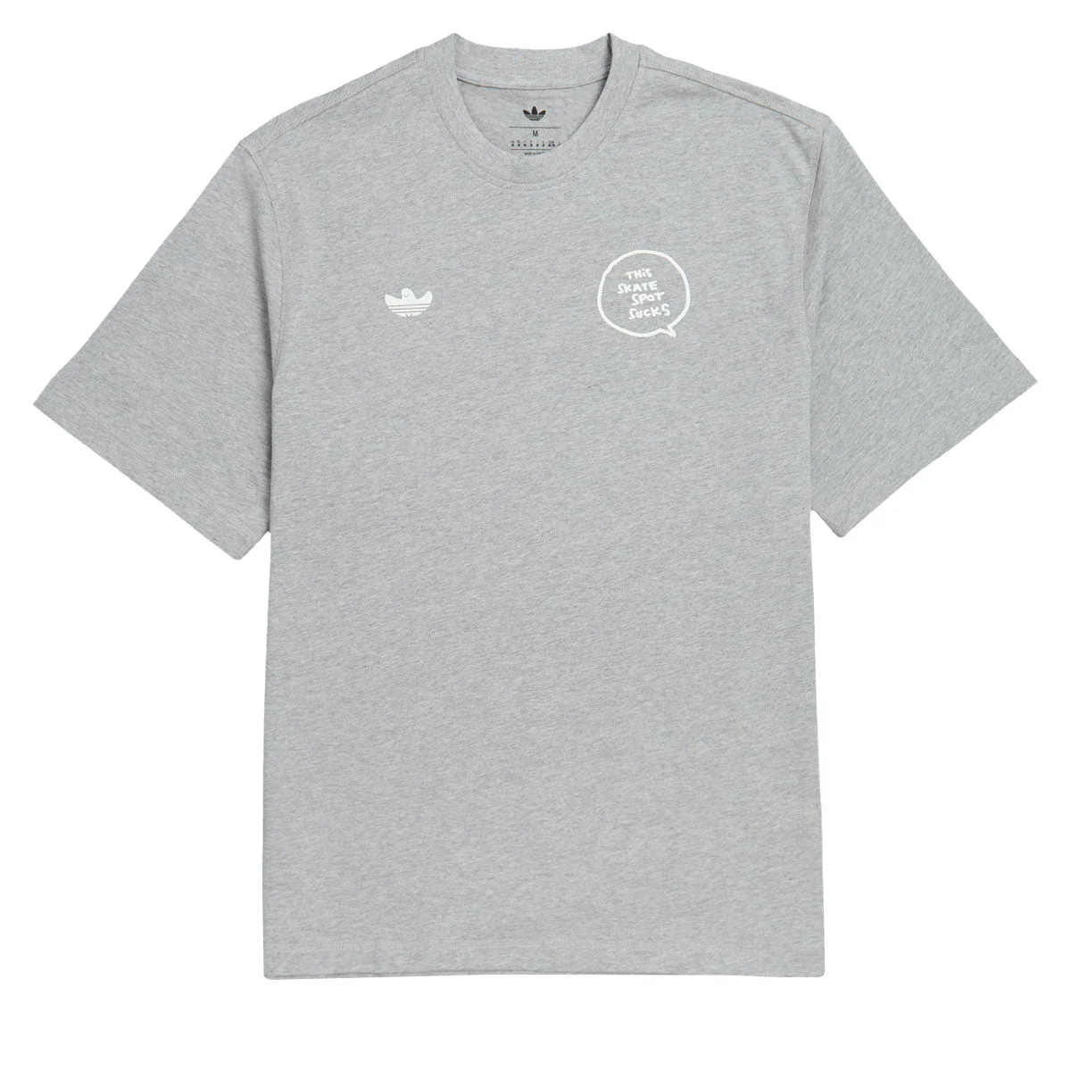 Adidas Gonz Spot T-Shirt - Medium Grey Heather