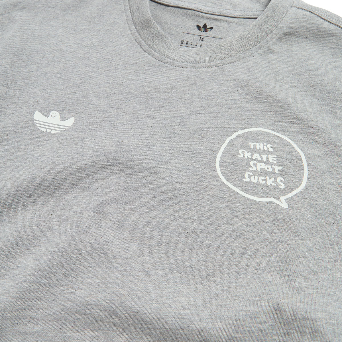 Adidas Gonz Spot T-Shirt - Medium Grey Heather - Image 3