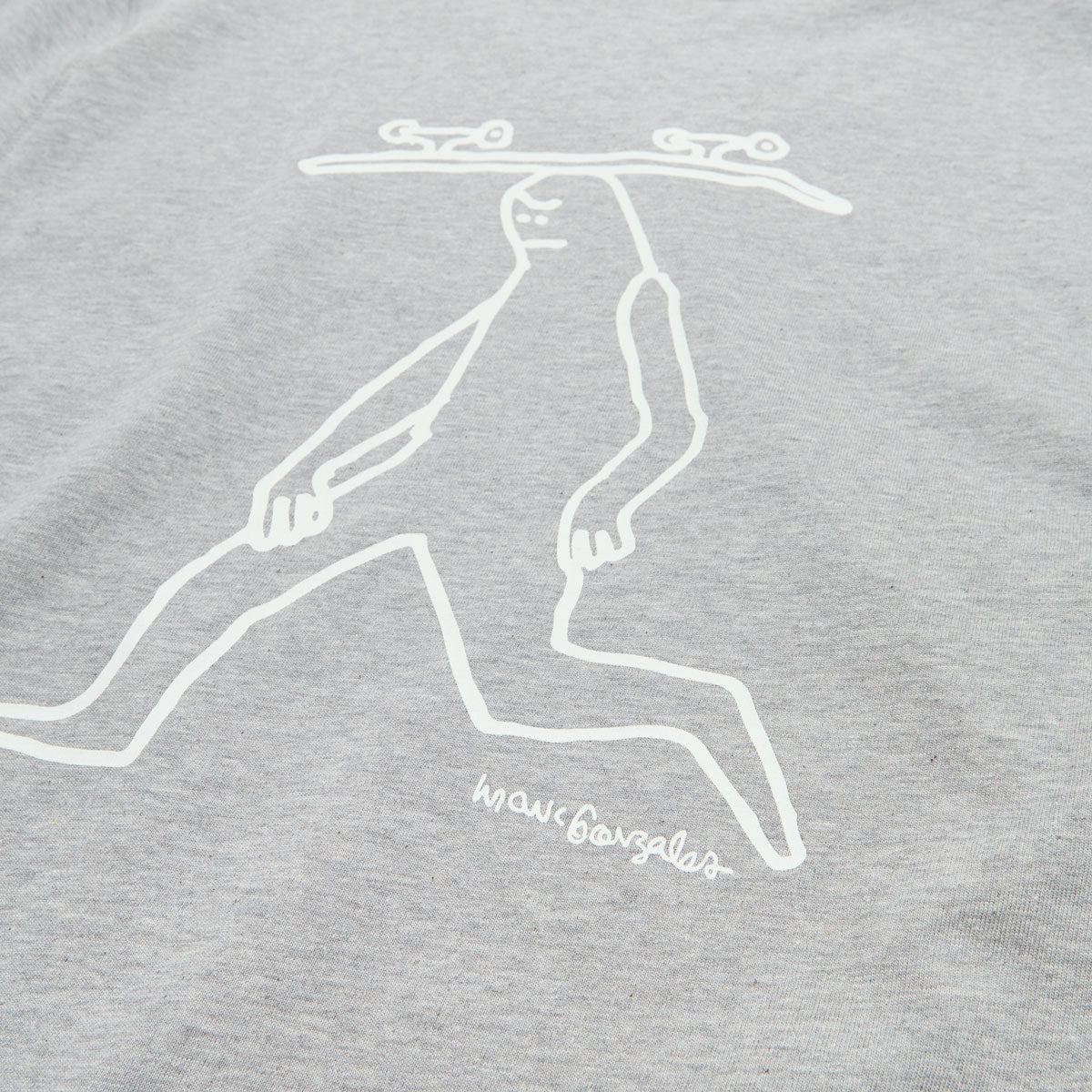 Adidas Gonz Spot T-Shirt - Medium Grey Heather - Image 4