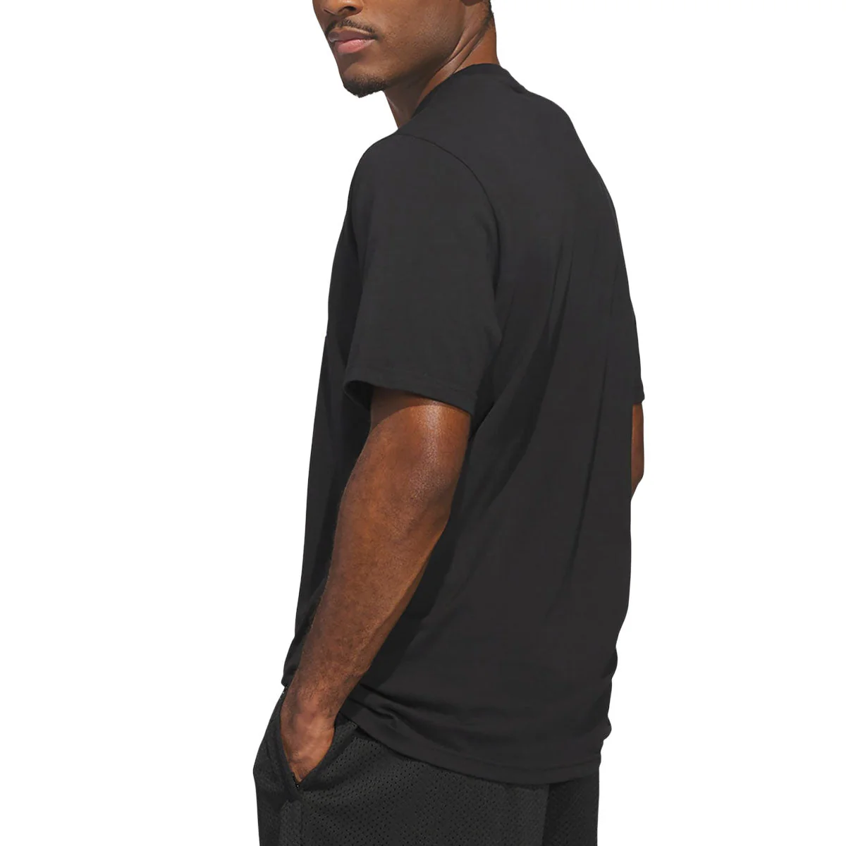 Adidas Kogan Dog T-Shirt - Black/Lucid Ray Blue - Image 3