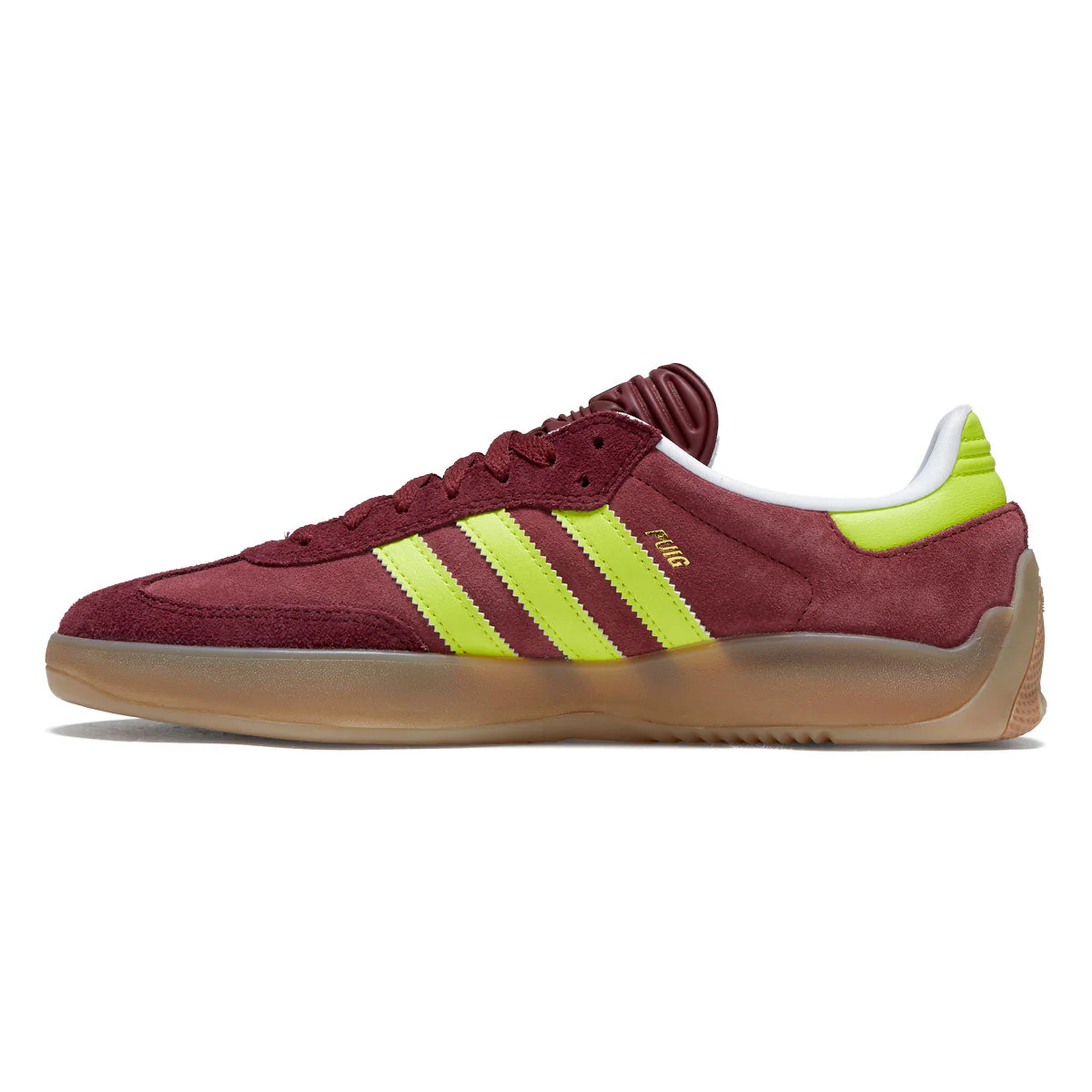 Adidas Puig Samba Shoes - Maroon/Semi Solar Yellow/Shadow Red - Image 2