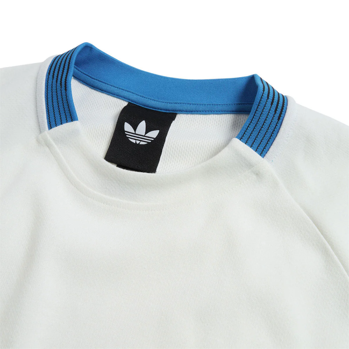 Adidas Skate Form Long Sleeve T-Shirt - Core White/Lucid Ray Blue - Image 4