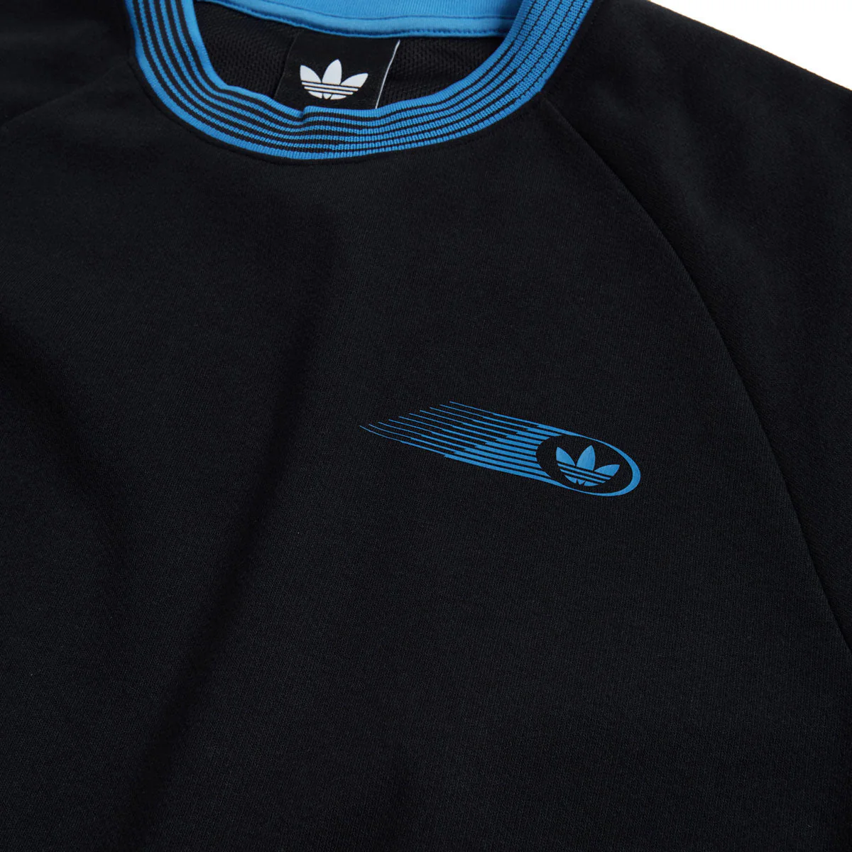 Adidas Skate Form T-Shirt - Black/Lucid Ray Blue - Image 2