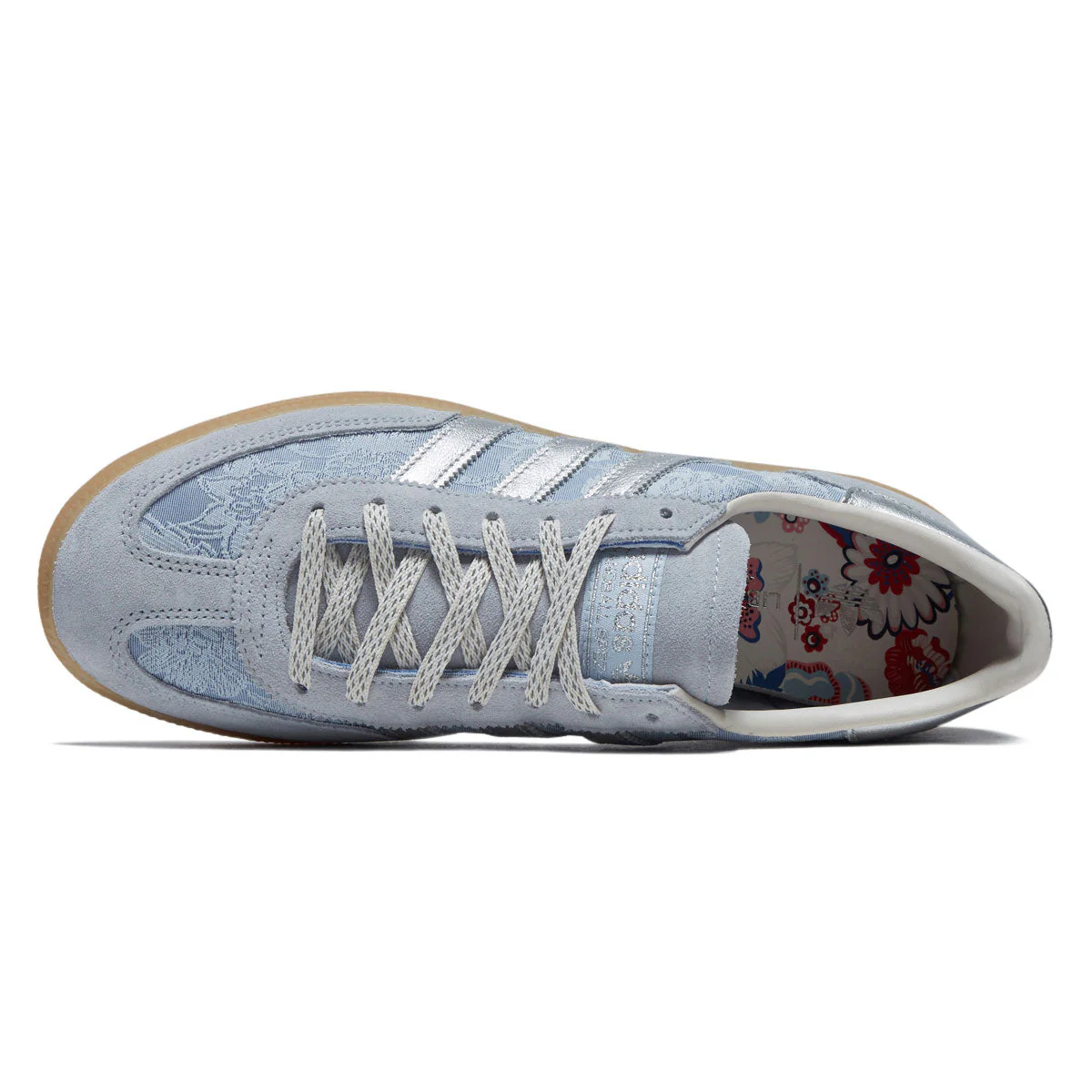 Adidas Womens Handball Spezial Shoes - Crystal Sky/Silver Metallic/Chalk White - Image 3
