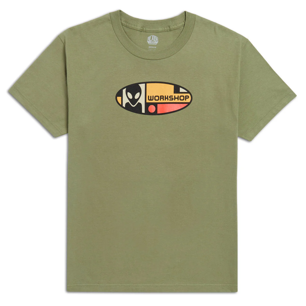 Alien Workshop Alien Oval T-Shirt - Green Clay