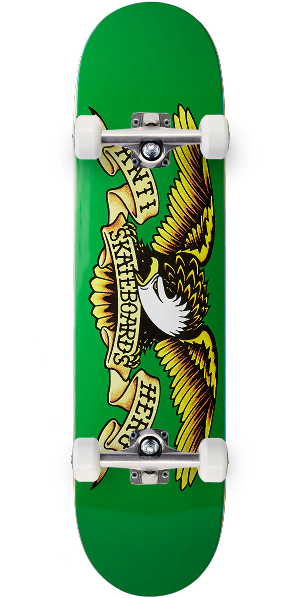 Anti-Hero Classic Eagle Skateboard Complete - Green - 7.81"