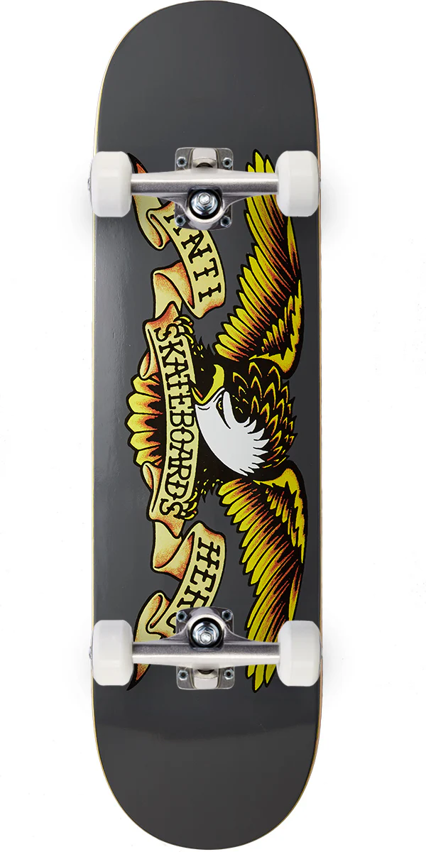 Anti-Hero Classic Eagle Skateboard Complete - Grey - 8.25"