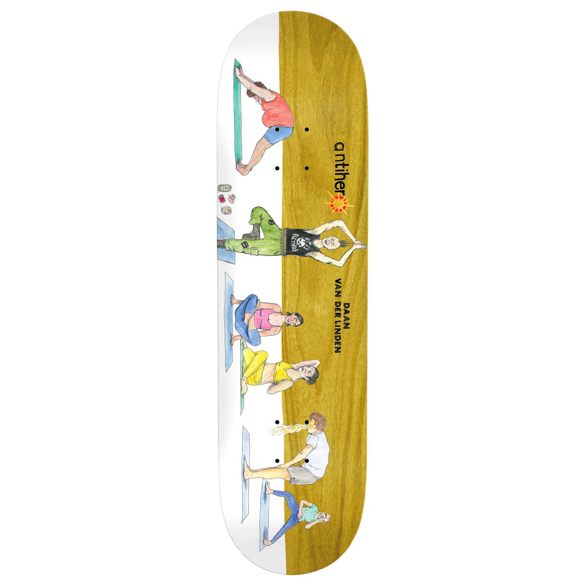 Anti-Hero Daan I Farted In Yoga Class Skateboard Deck - 8.38"