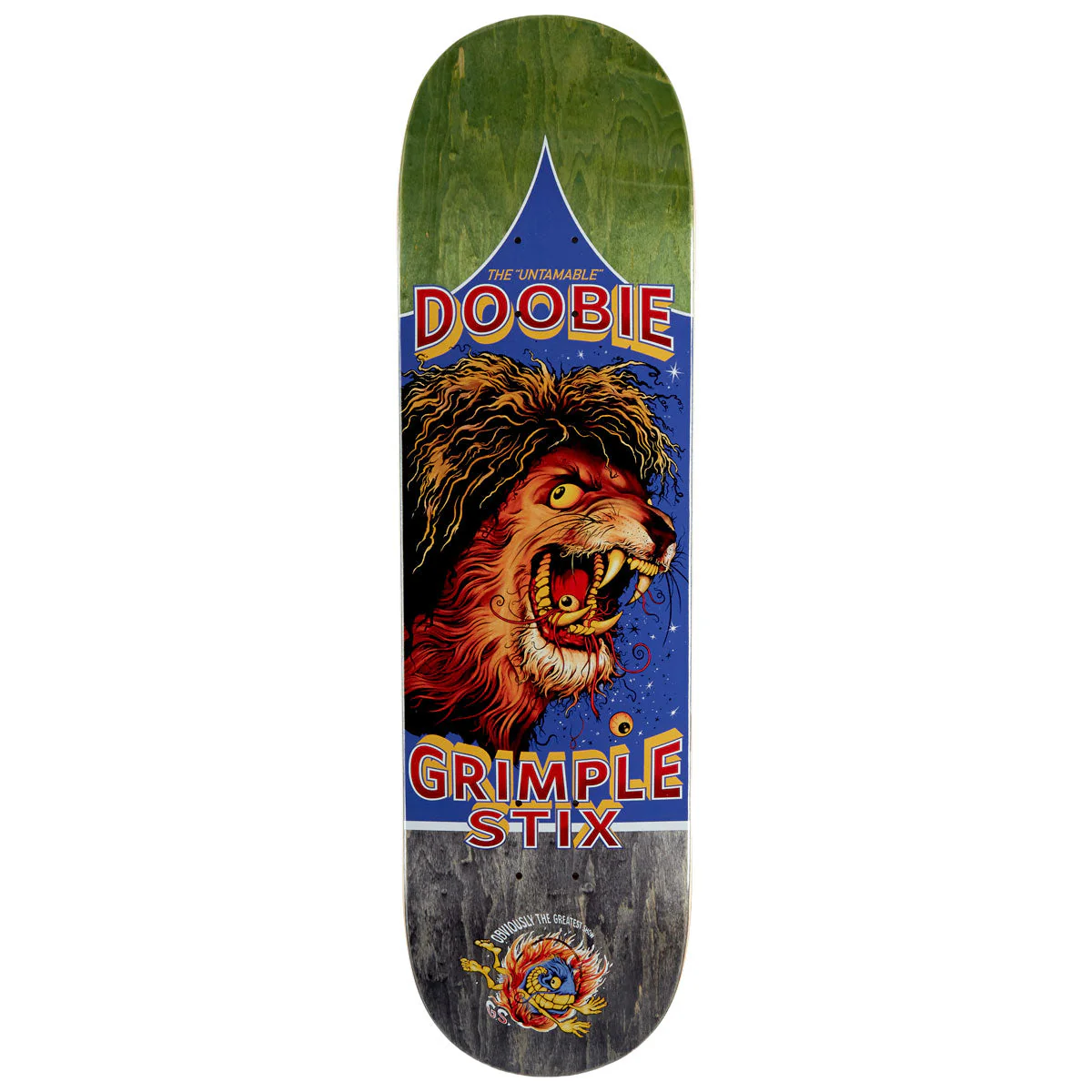 Anti-Hero Doobie Grimple Obvious Greats Skateboard Deck - 8.50"