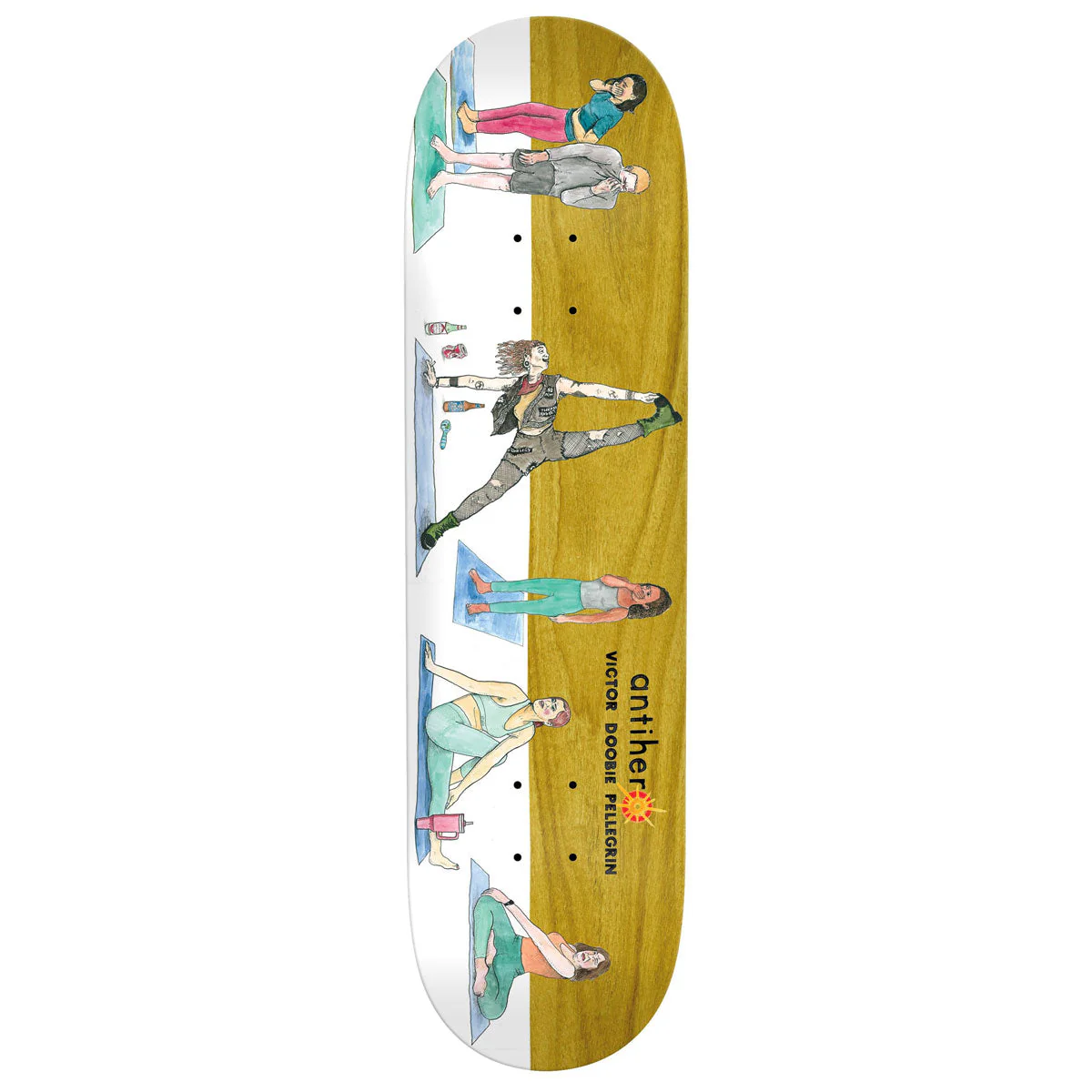 Anti-Hero Doobie I Farted In Yoga Class Skateboard Deck - 8.69"