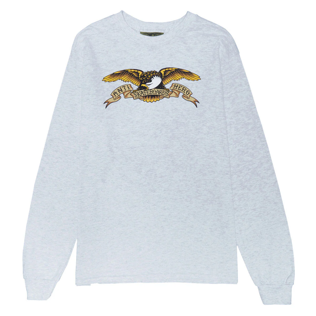 Anti-Hero Eagle Long Sleeve T-Shirt - Ash Heather/Black Multi Color