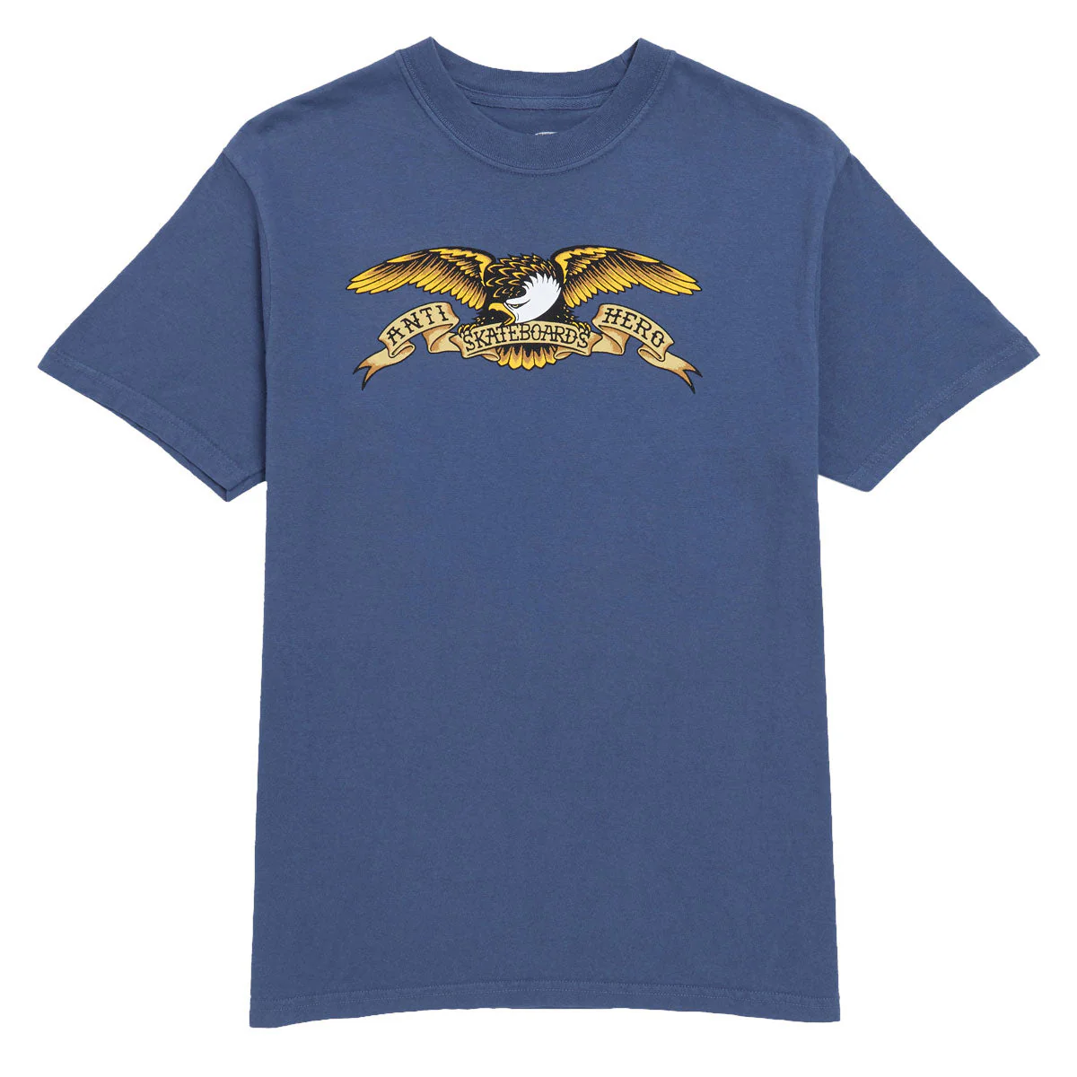 Anti-Hero Eagle T-Shirt - China Blue/Multi Color