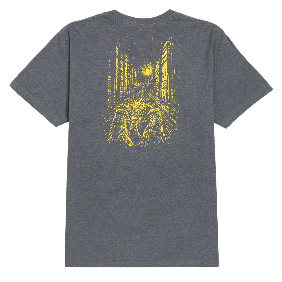 Anti-Hero Fireside T-Shirt - Heather Asphalt