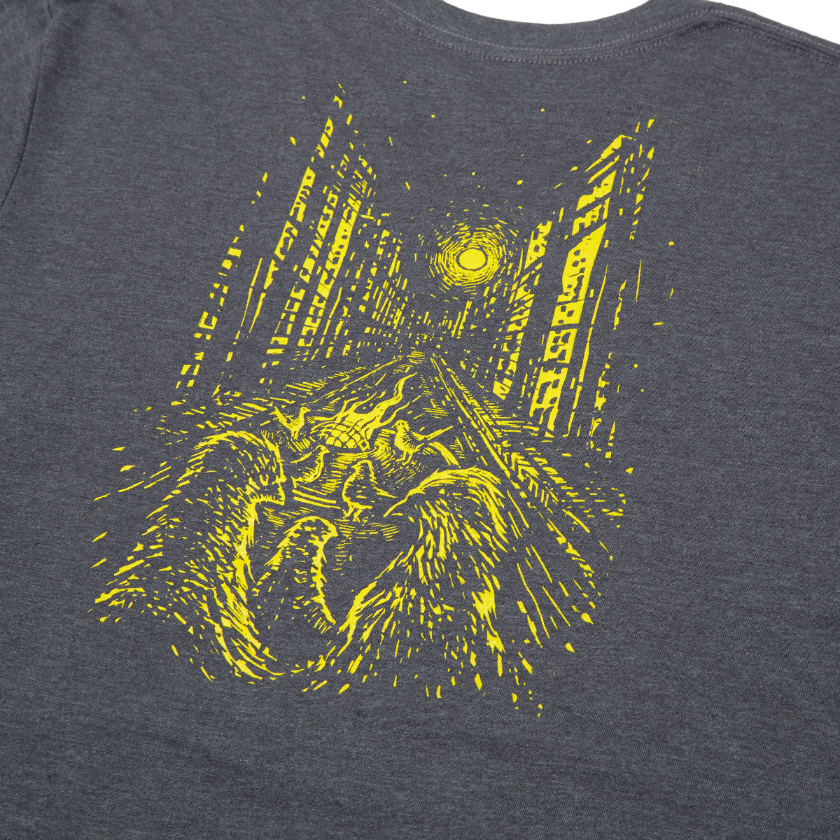 Anti-Hero Fireside T-Shirt - Heather Asphalt - Image 3
