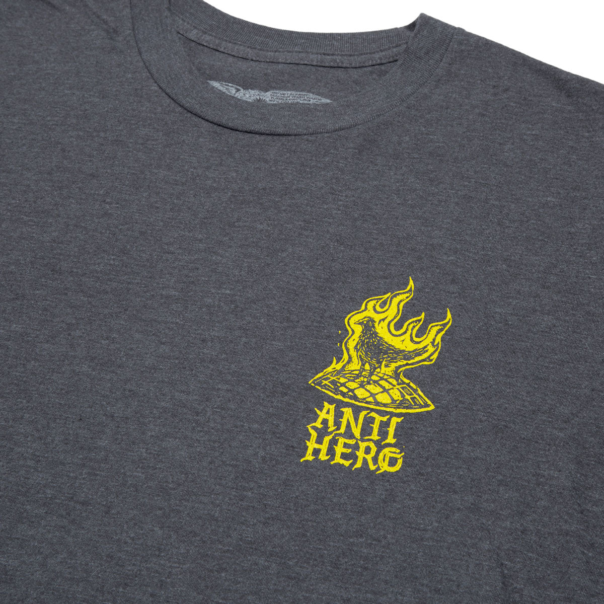 Anti-Hero Fireside T-Shirt - Heather Asphalt - Image 4