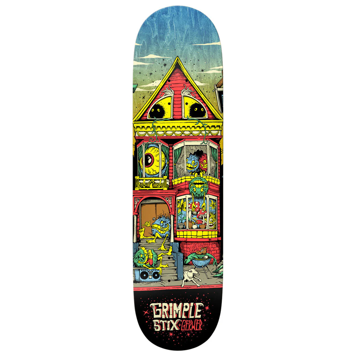 Anti-Hero Gerwer Grimple Stix Victorians Skateboard Deck - 8.25"