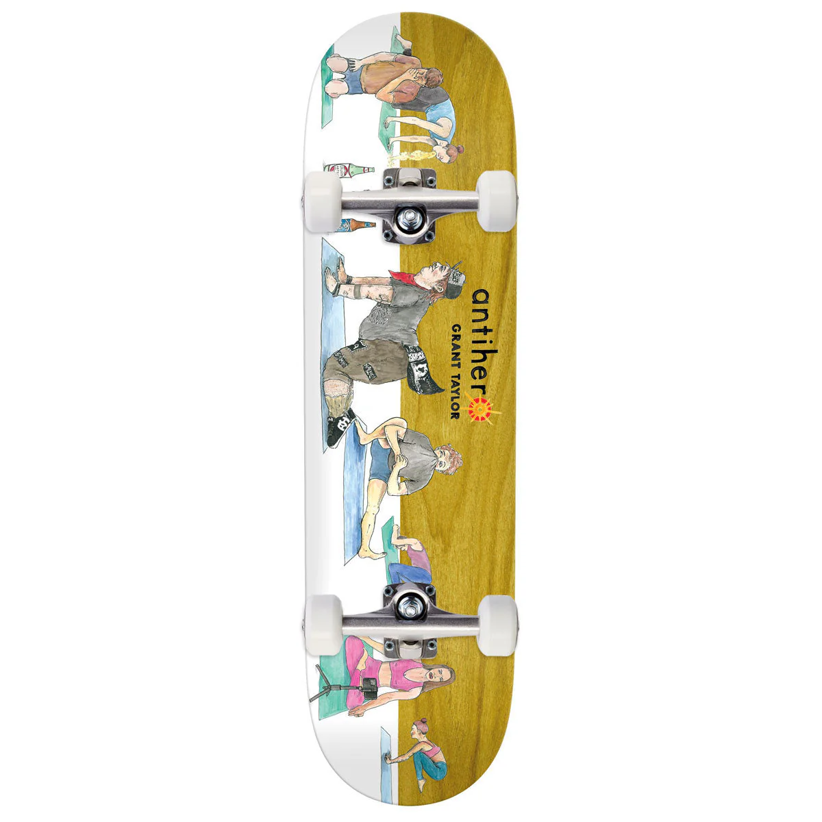 Anti-Hero Grant I Farted In Yoga Class Skateboard Complete - 8.50"
