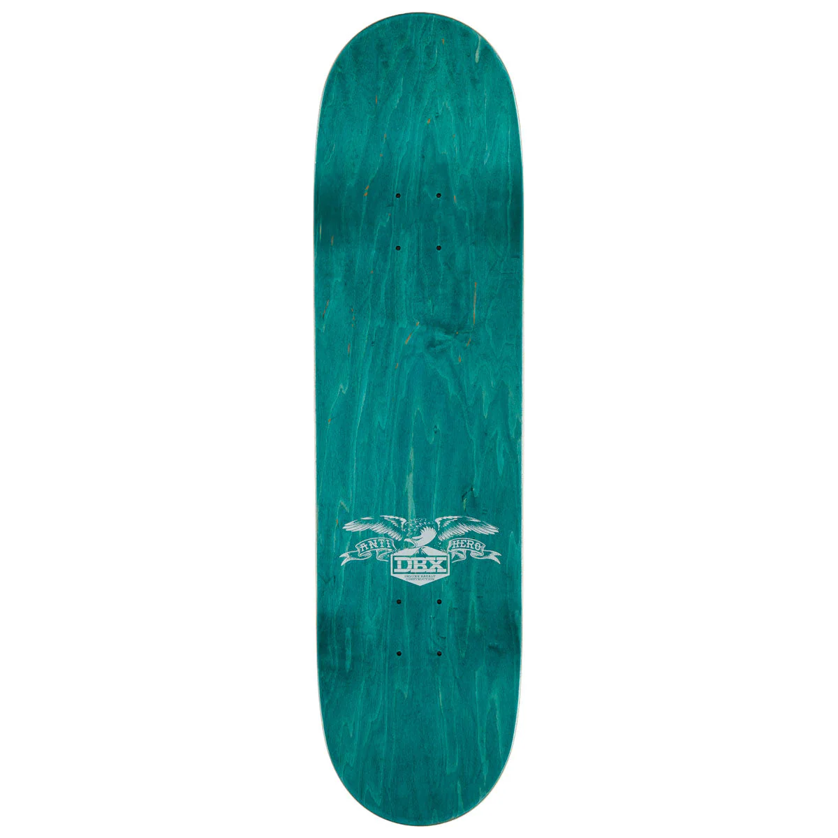 Anti-Hero Grant Makalassi Construction Re-color DBX Skateboard Deck - Silver - 8.50" - Image 2