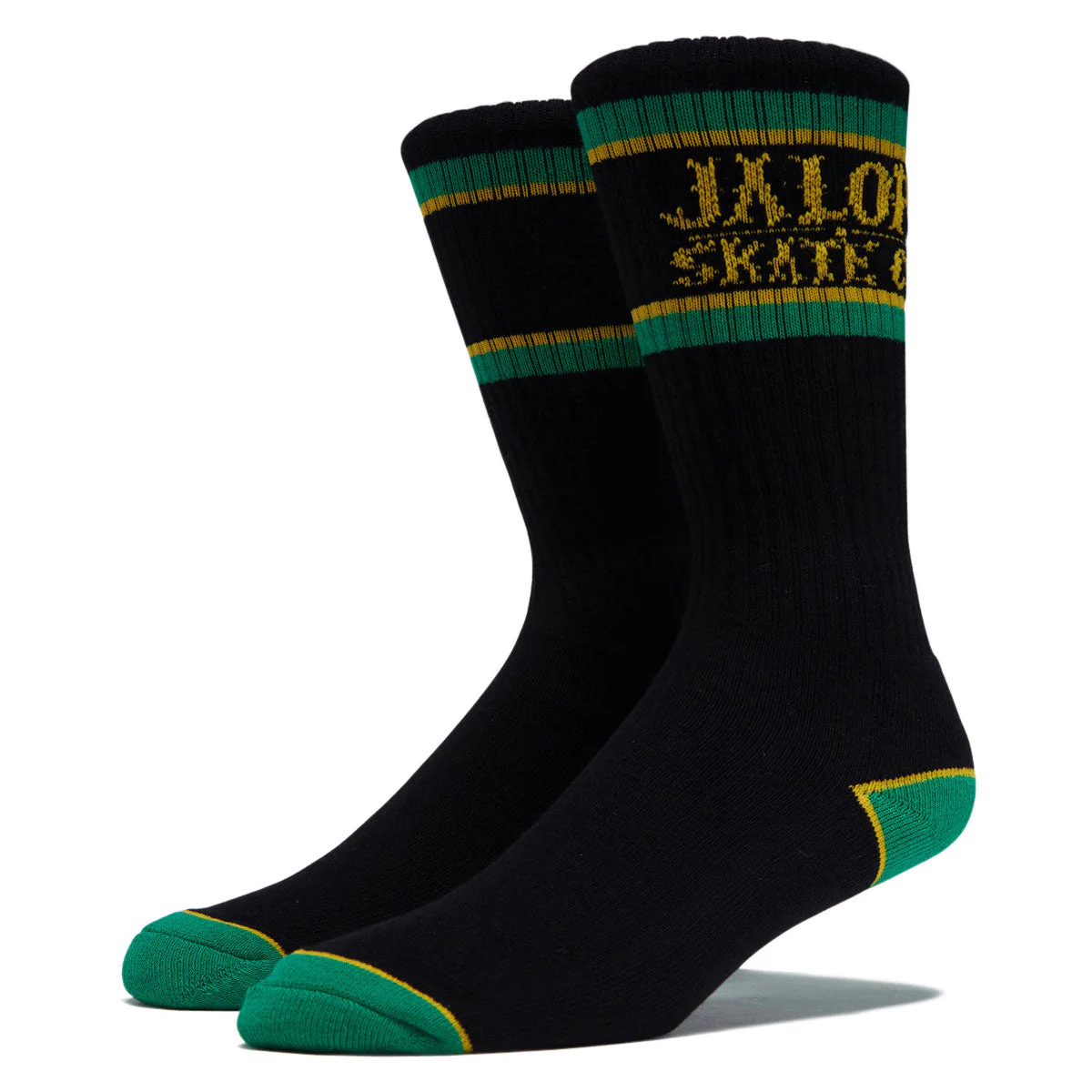 Anti-Hero I'm Lost Too Socks - Black/Green/Yellow