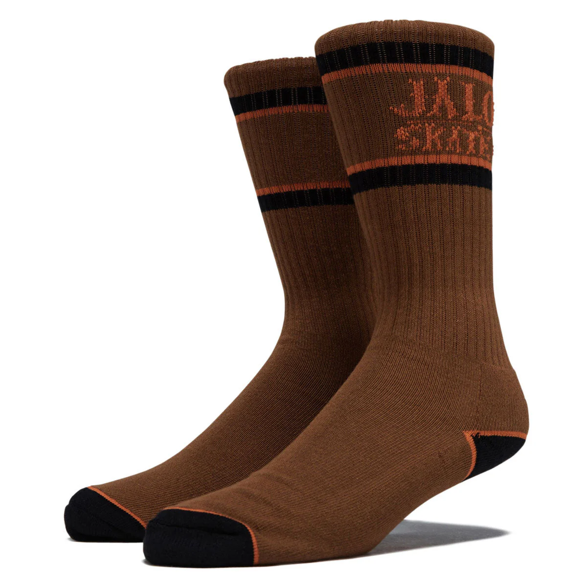 Anti-Hero I'm Lost Too Socks - Brown/Orange/Black