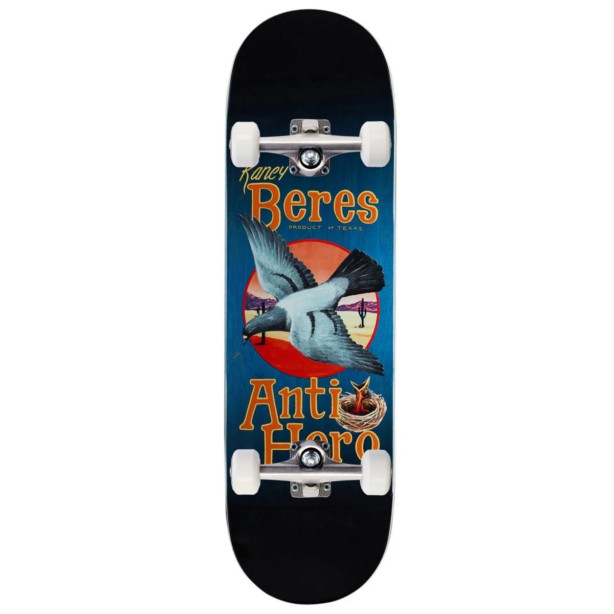 Anti-Hero Raney Homers Skateboard Complete - Blue - 9.02"