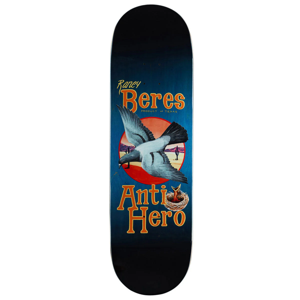 Anti-Hero Raney Homers Skateboard Deck - Blue - 9.02"