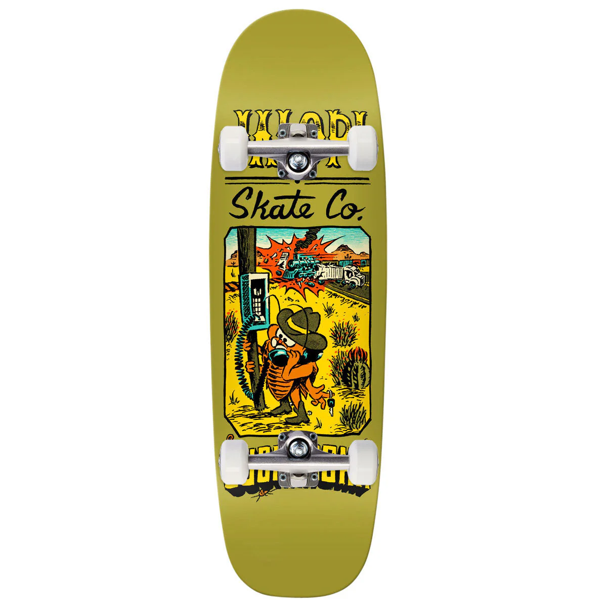 Anti-Hero Team Jalopi Cucaracha Skateboard Complete - Brown - 9.69"