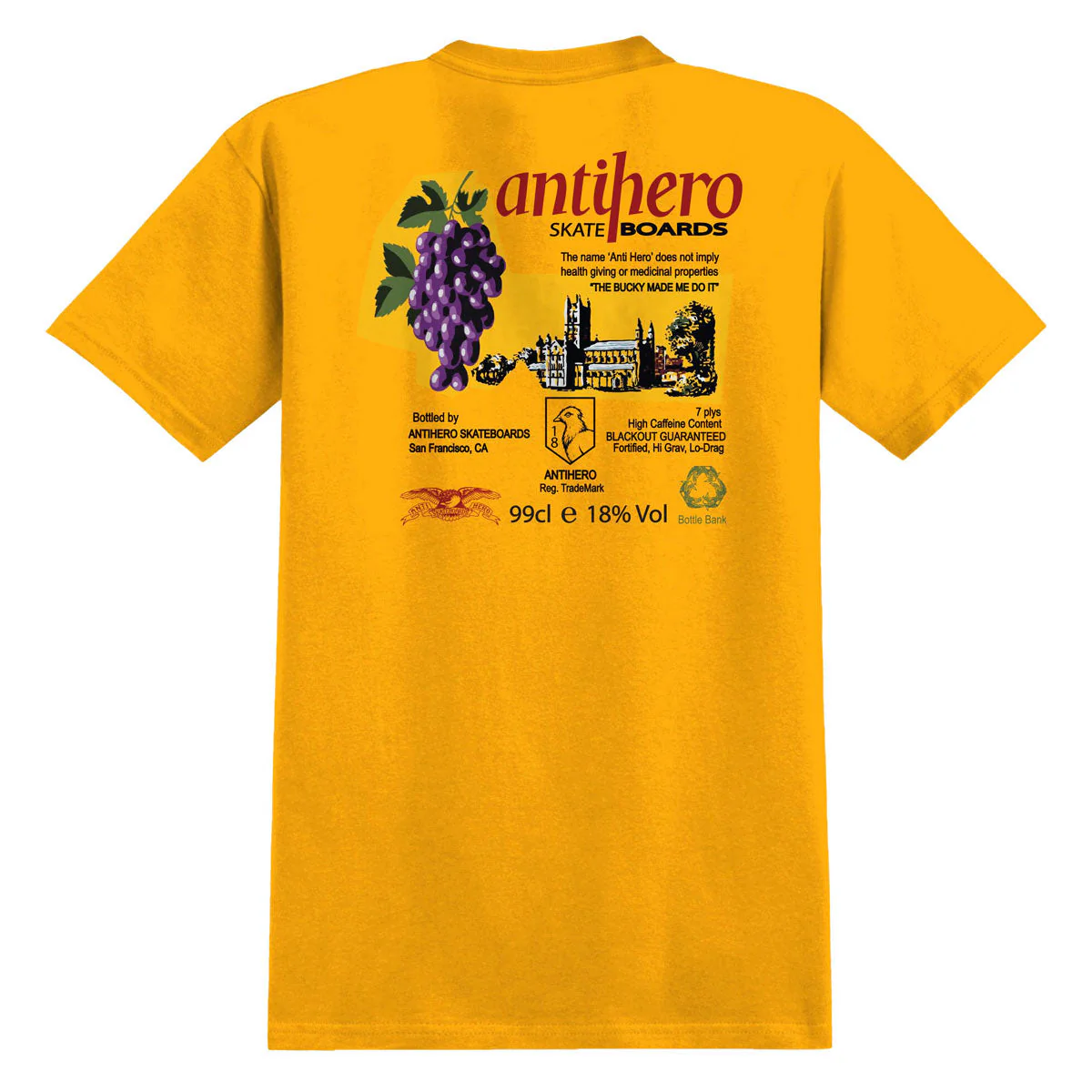 Anti-Hero The Bucky T-Shirt - Gold/Multi Color
