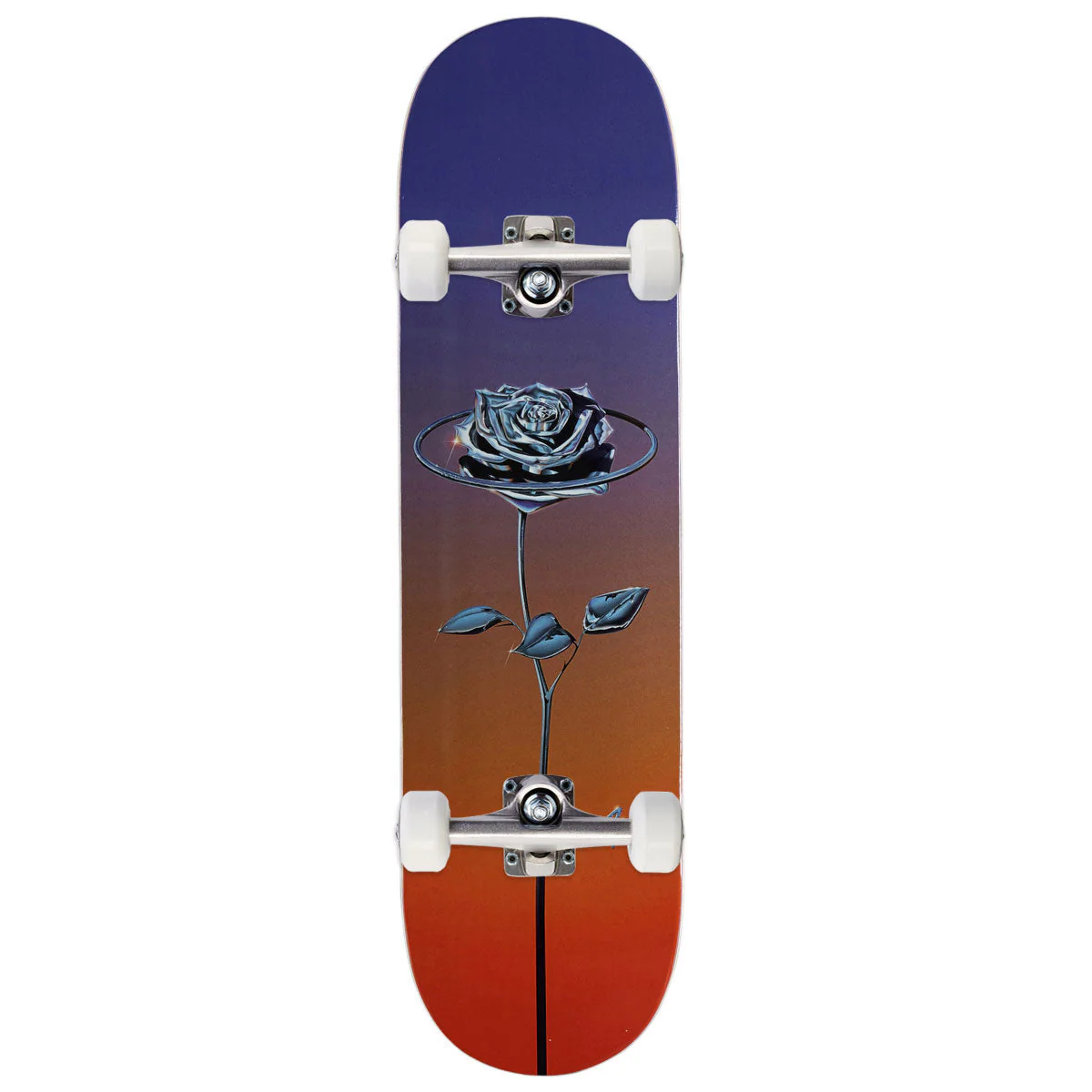 April Chrome Rose Color Skateboard Complete - 8.25"
