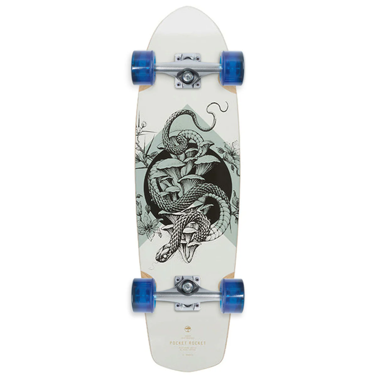 Arbor Bamboo Pocket Rocket 27" Longboard Cruiser Complete