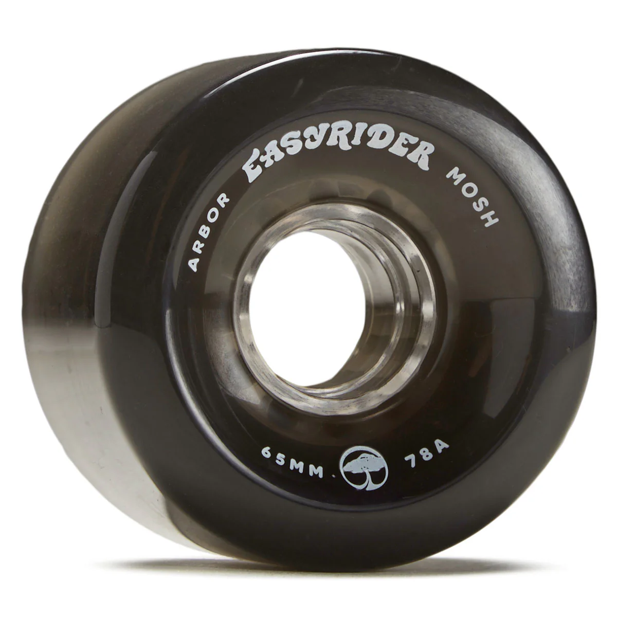Arbor Mosh 78a Longboard Wheels - Ghost Black - 65mm