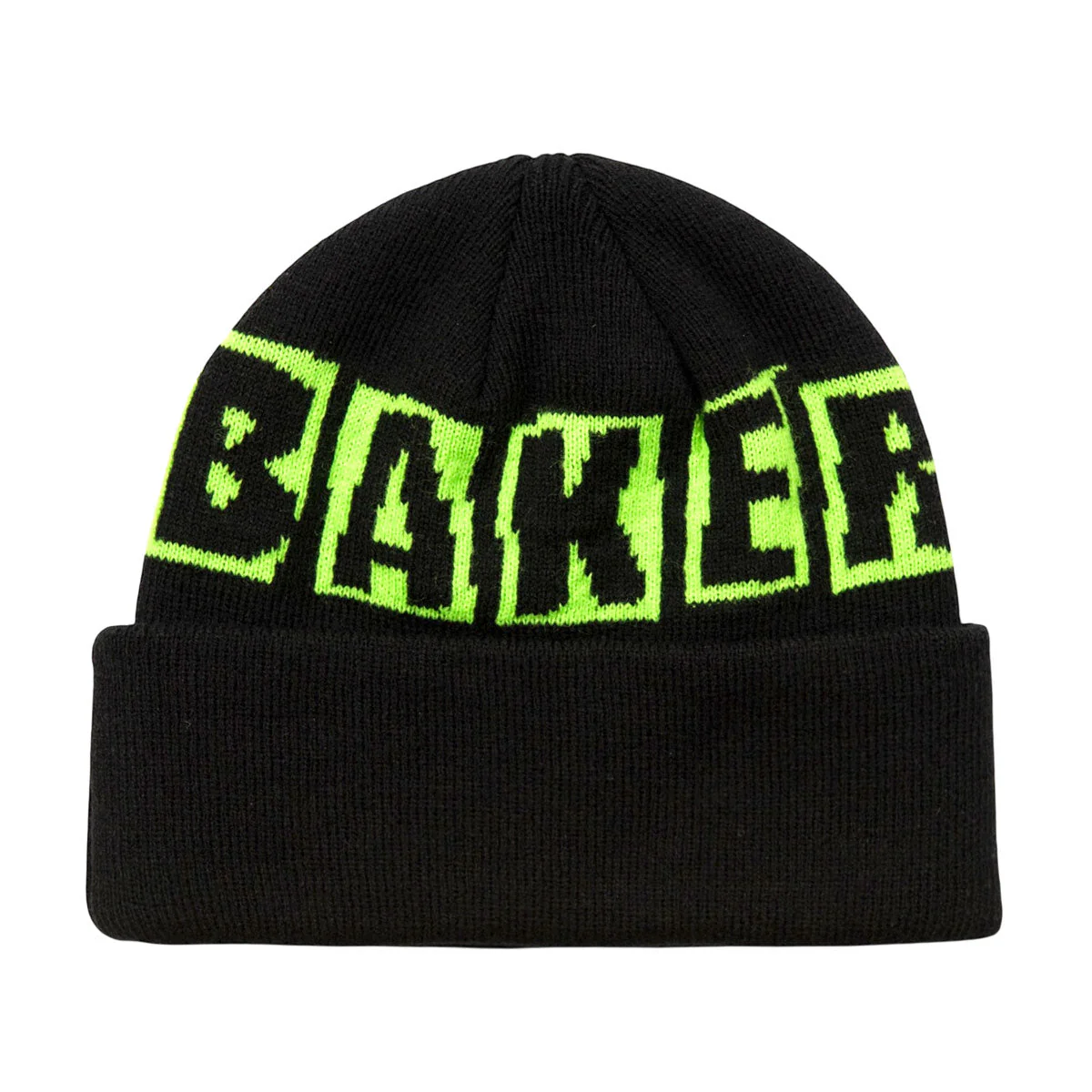 Baker Brand Logo Beanie - Black/Green