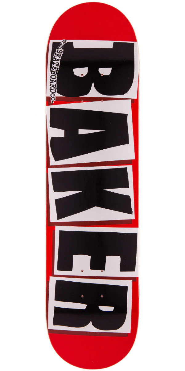 Baker Brand Logo Skateboard Deck - Black - 7.88"