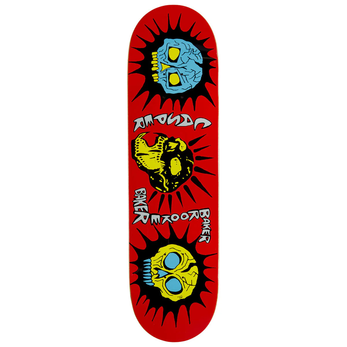 Baker Casper Brooker Wide Jaw Skateboard Deck - 8.475"