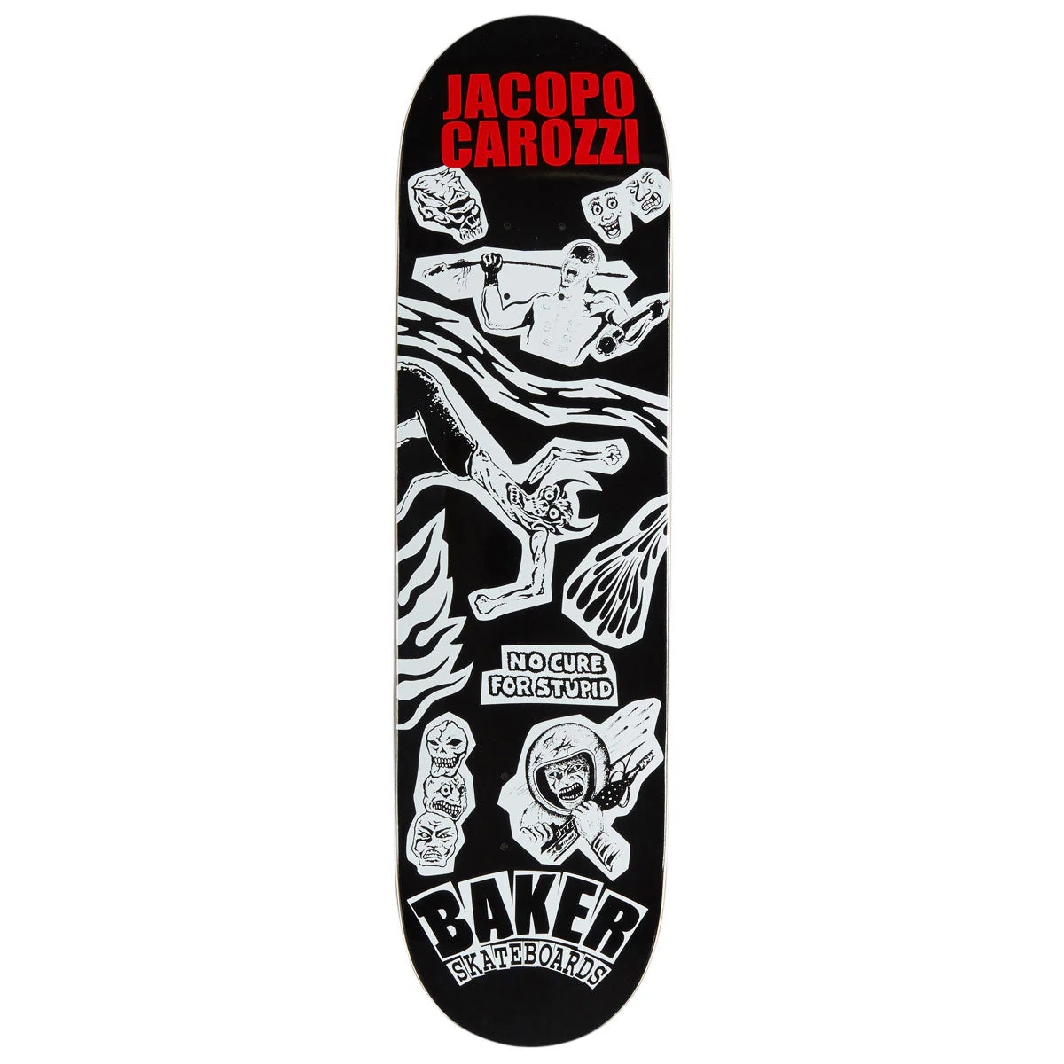 Baker Jacopo Carozzi Divine Evil Skateboard Deck - 8.25"