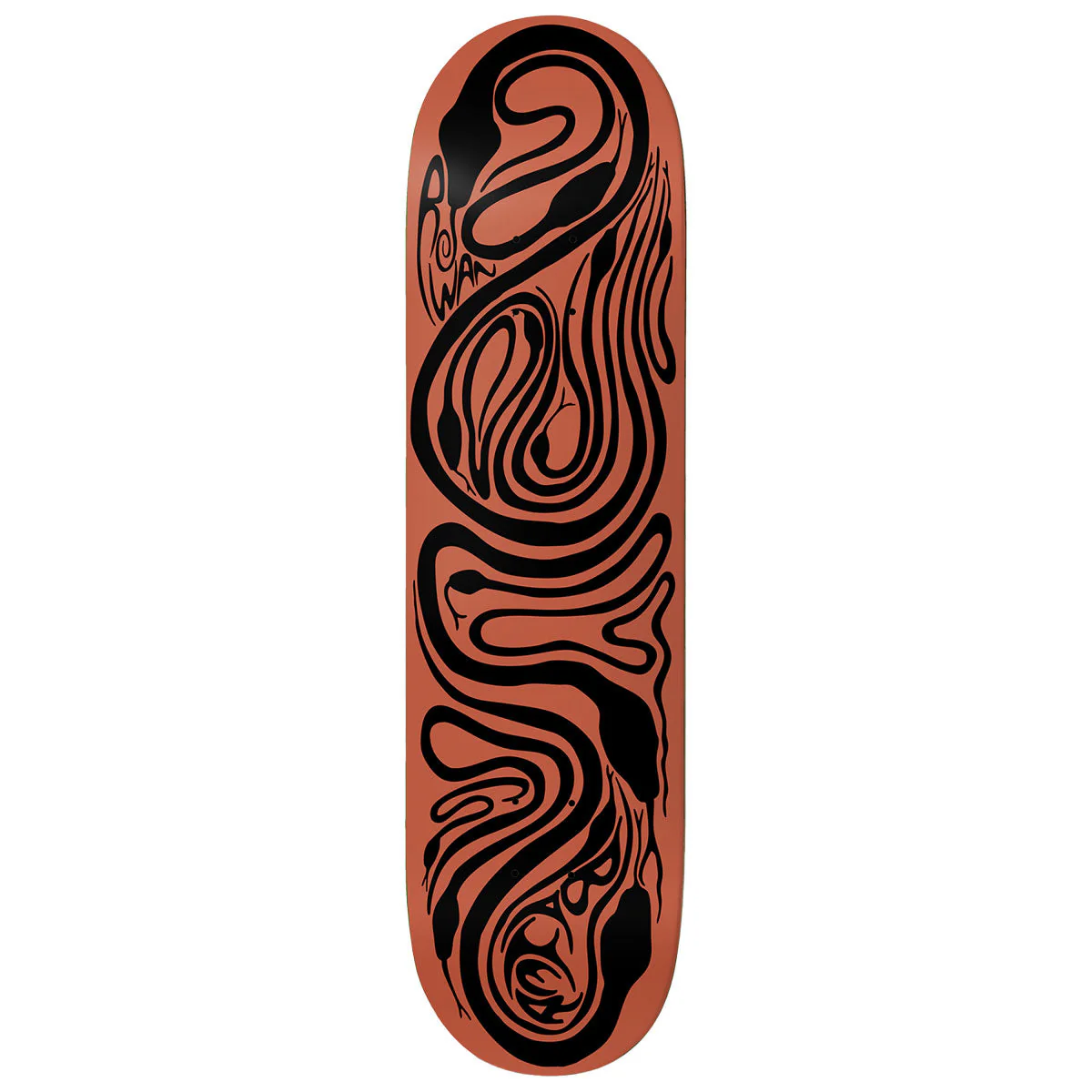 Baker Rowan Zorilla Brain Rabies Skateboard Deck - 8.125"
