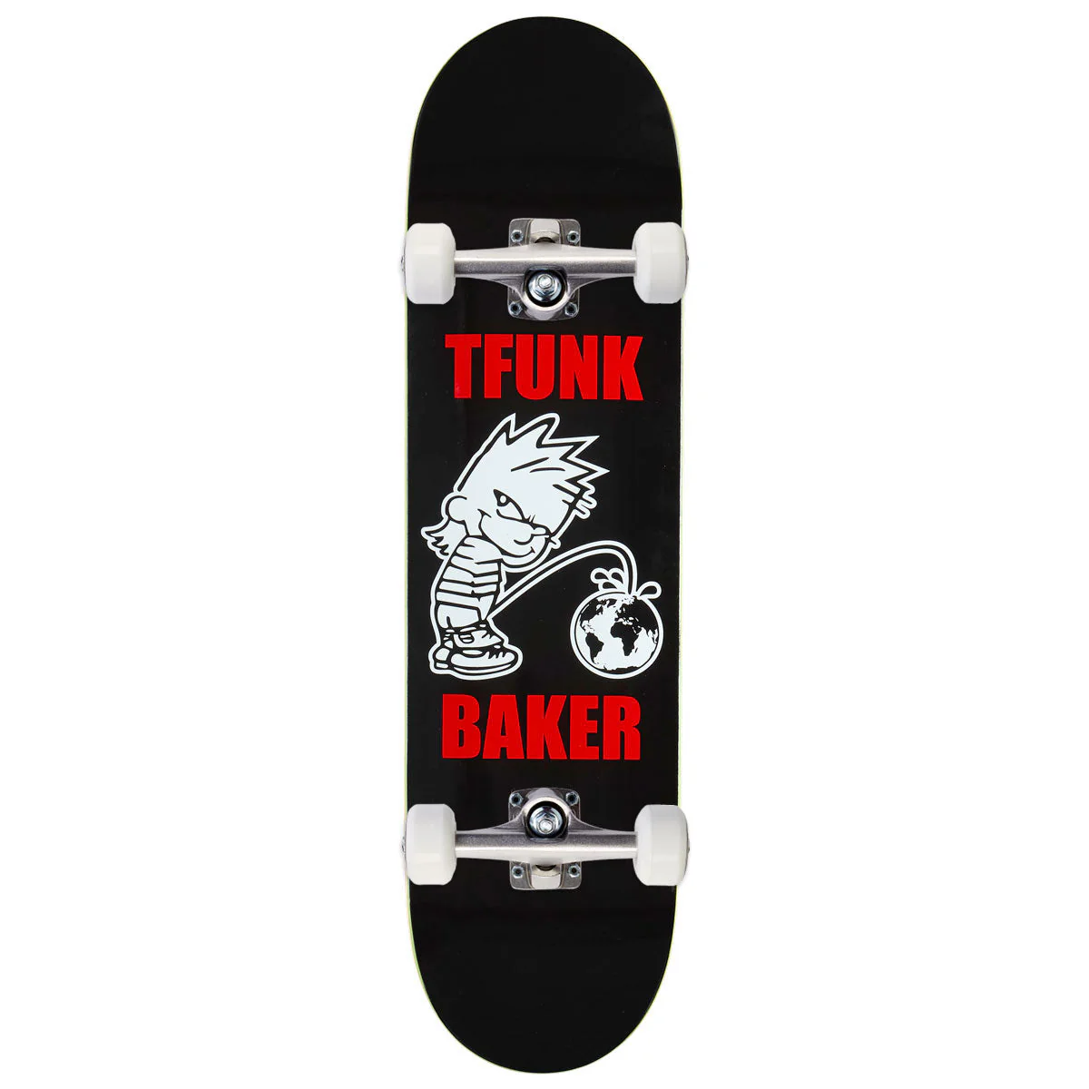 Baker Tristan T-Funk Funkhouser Whizz Kid Skateboard Complete - 8.25"