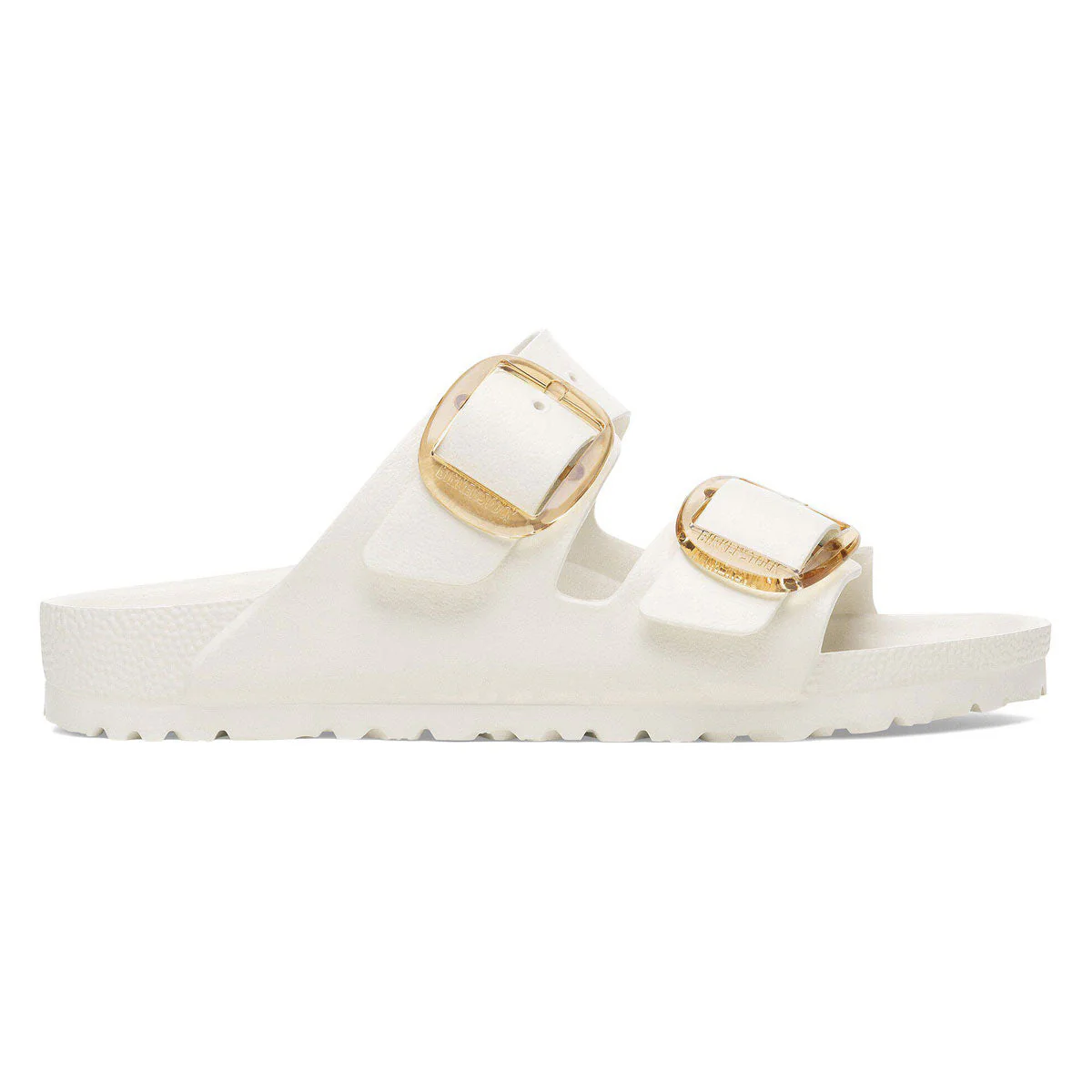 Birkenstock Womens Arizona Big Buckle EVA Sandals - Eggshell