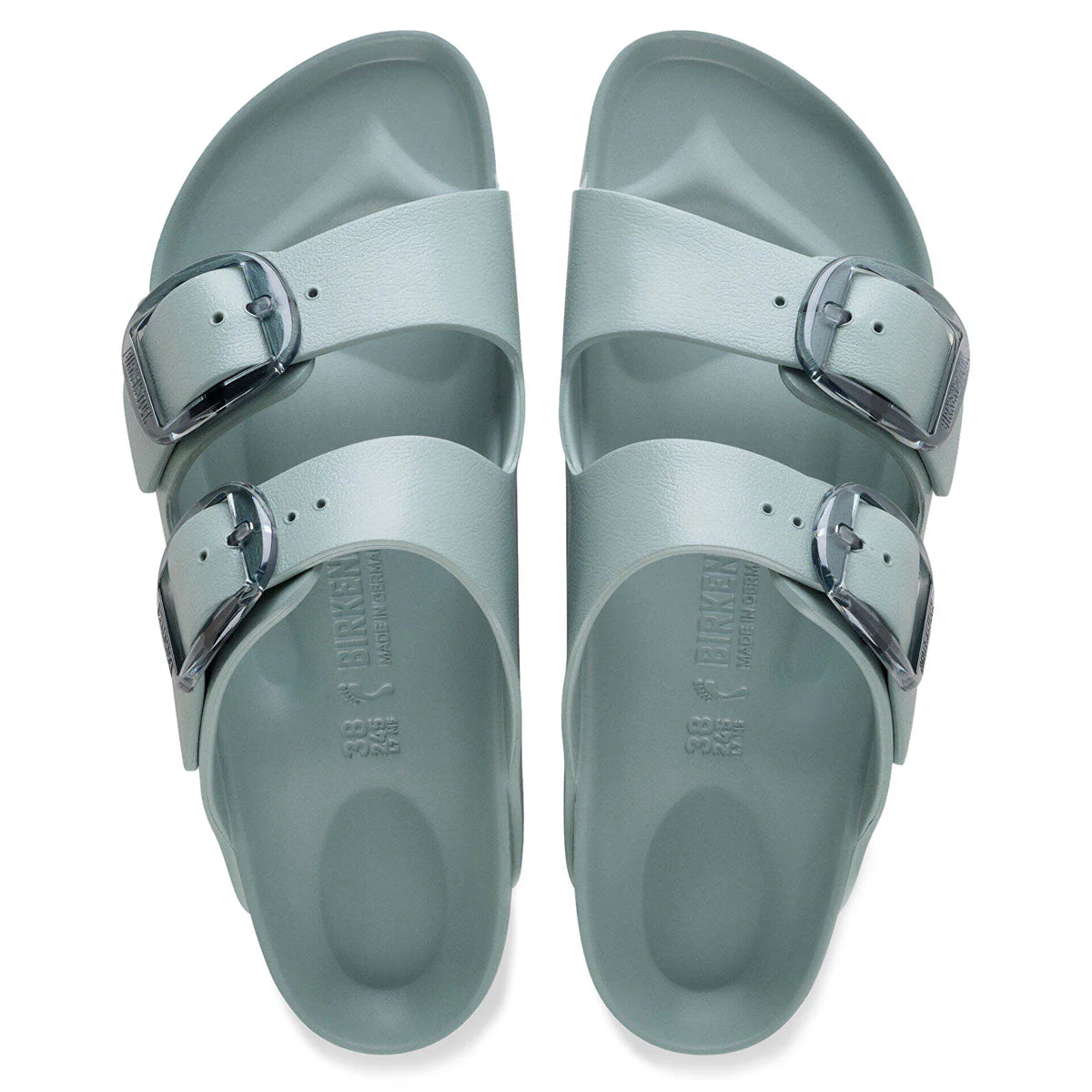 Birkenstock Womens Arizona Big Buckle EVA Sandals - Pure Sage - Image 3