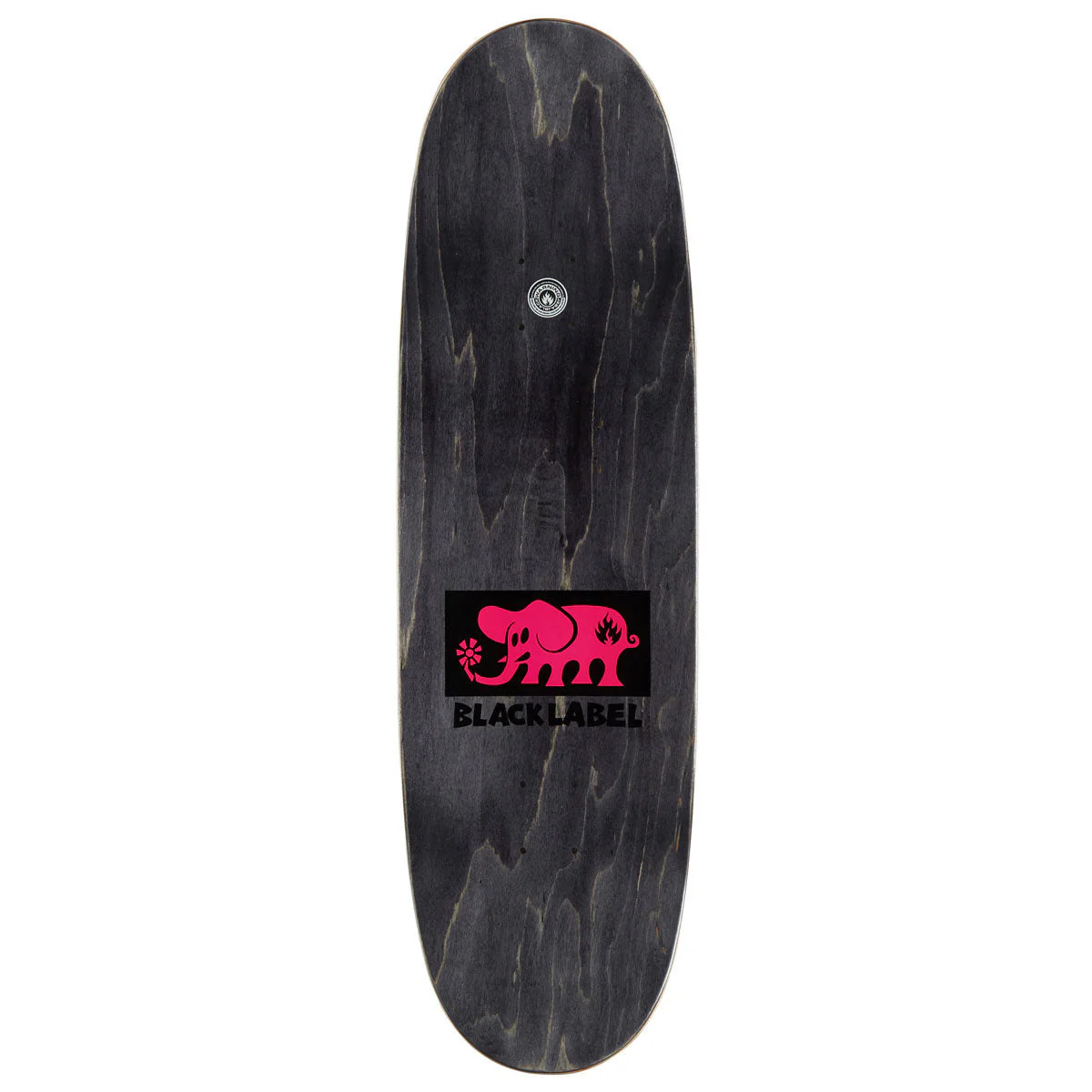 Black Label Elephant Block Tugboat Shape Skateboard Complete - Pink - 9.50" - Image 2