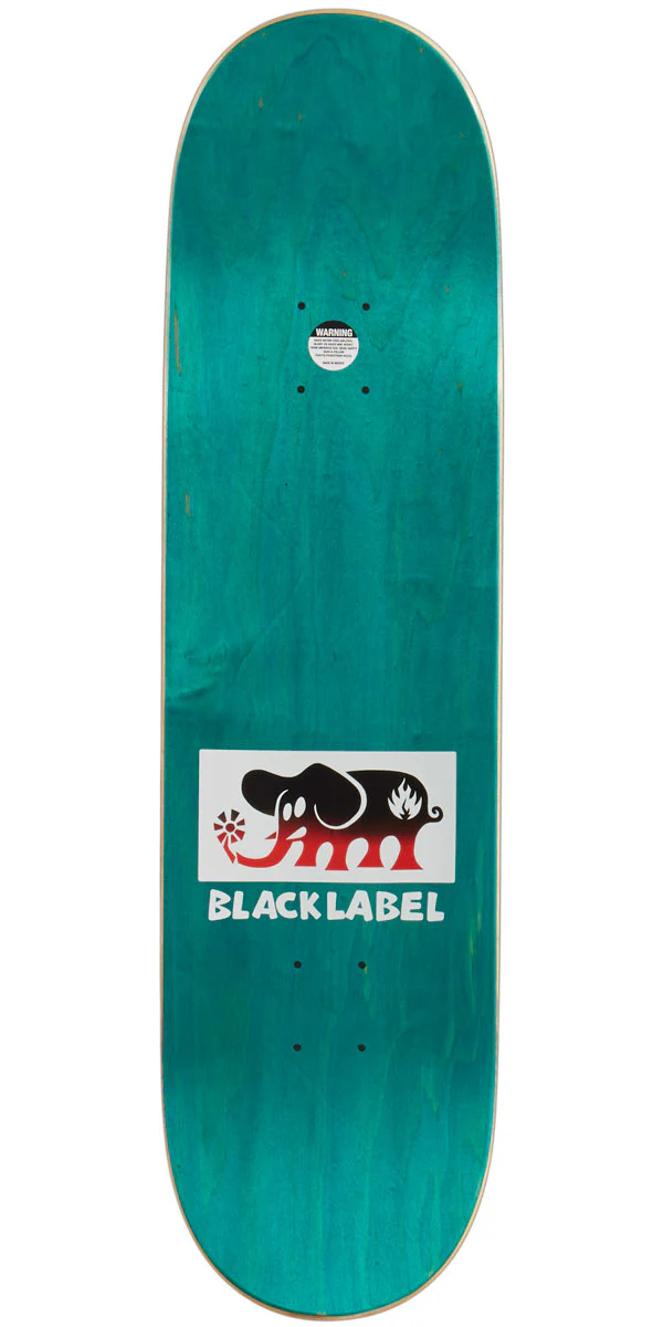 Black Label Elephant Fade Skateboard Deck - 8.50" - Image 2
