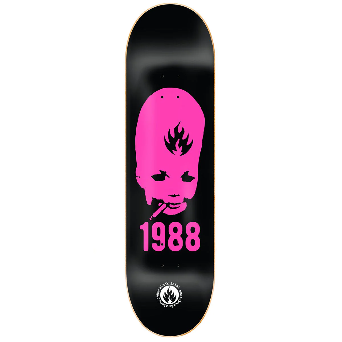 Black Label Thumbhead Skateboard Deck - Pink - 8.25"
