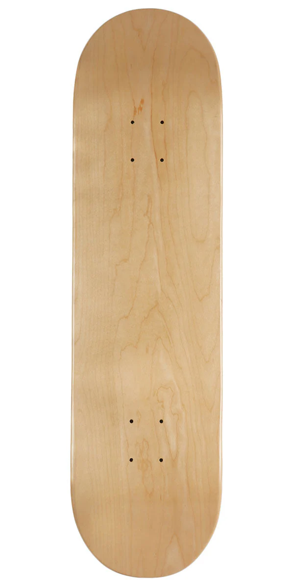 Blank Maple 7 Ply Resin Skateboard Deck - 7.75"
