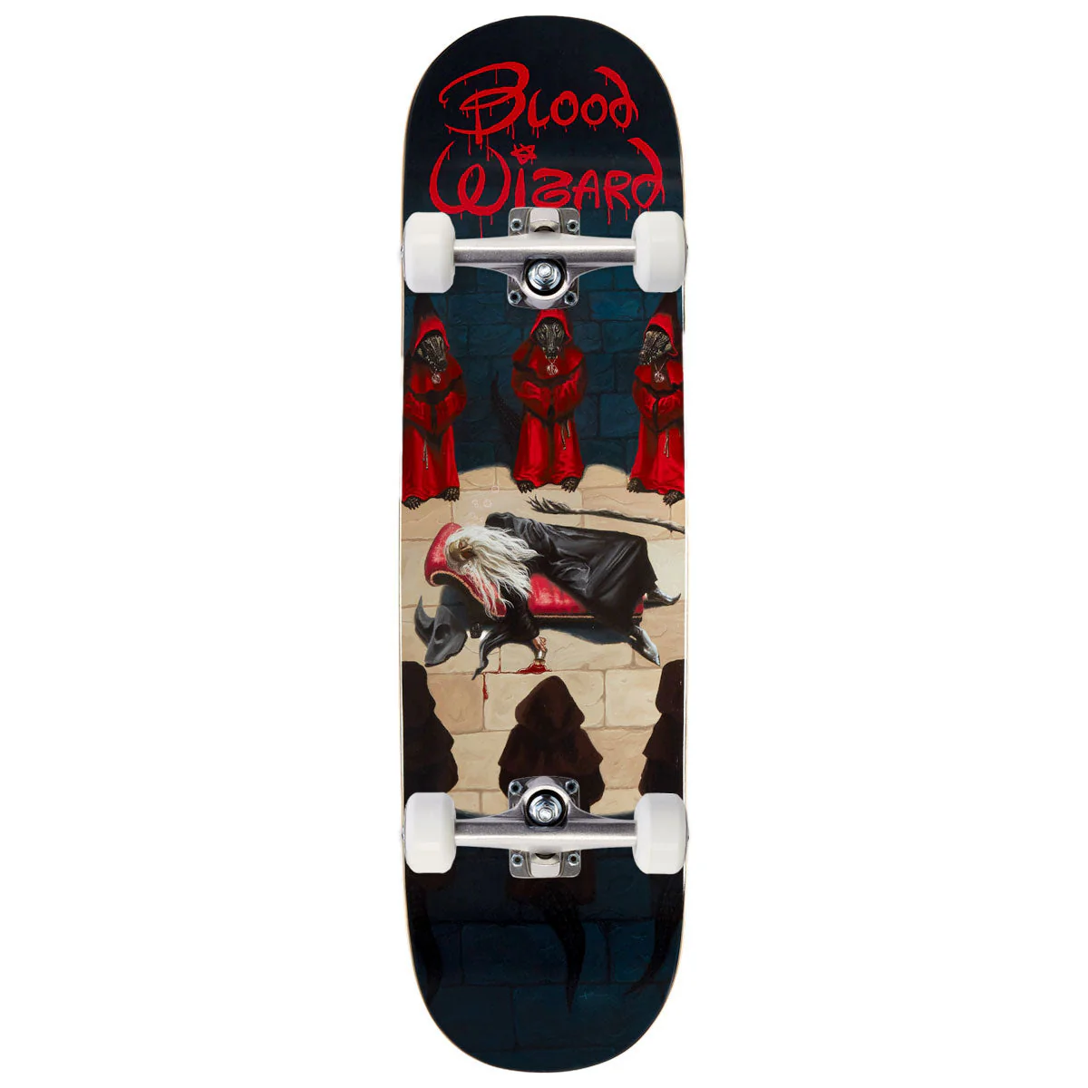 Blood Wizard Darktasia Heretics Dance Skateboard Complete - 8.60"