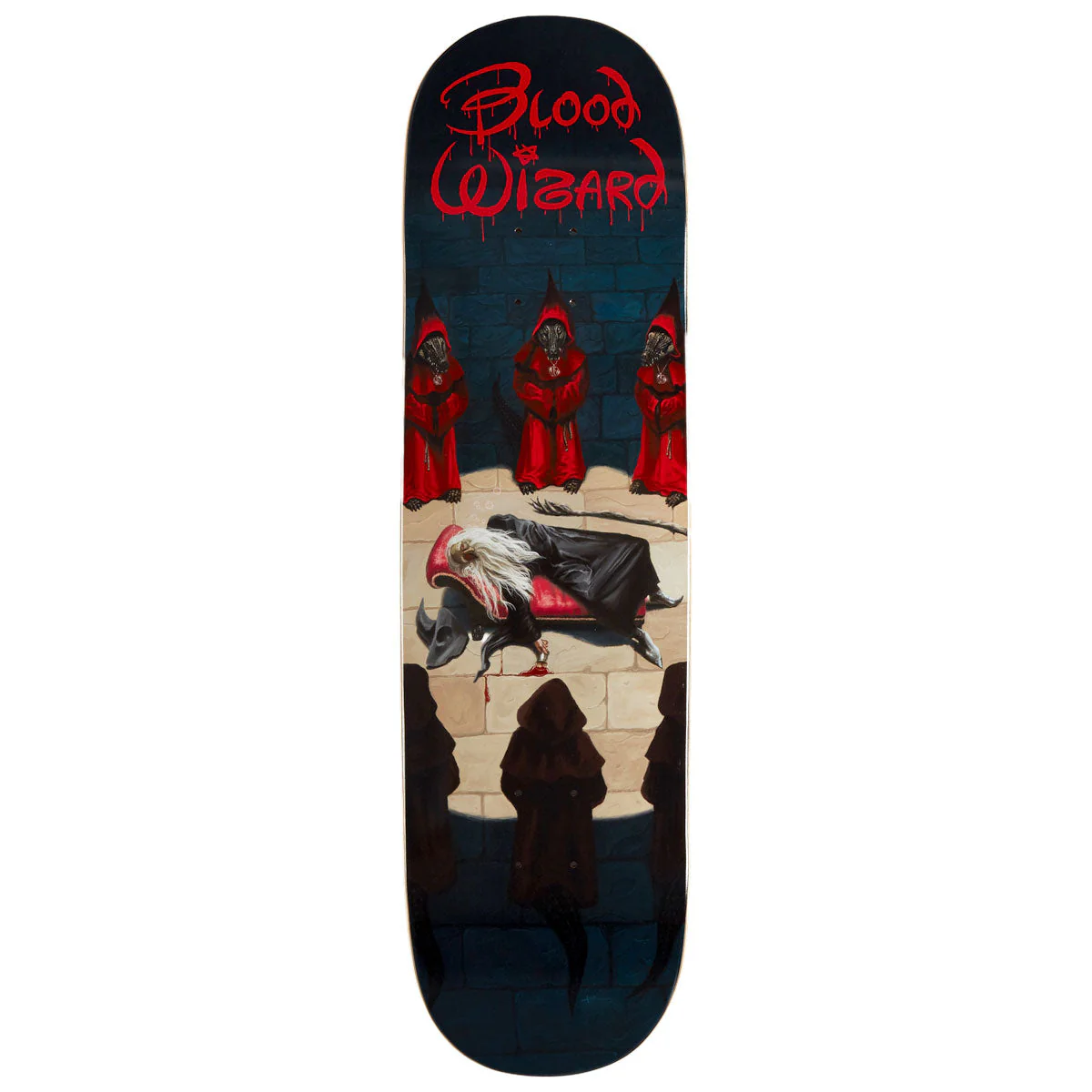 Blood Wizard Darktasia Heretics Dance Skateboard Deck - 8.60"